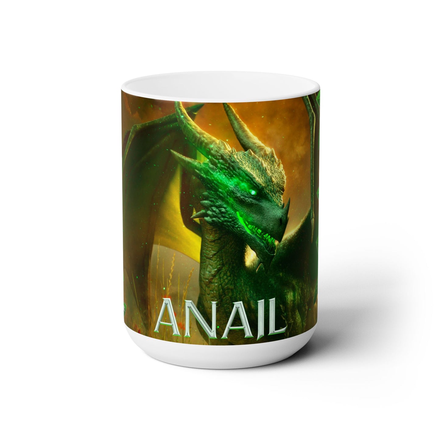 Anail with Text Ceramic Mug 15oz