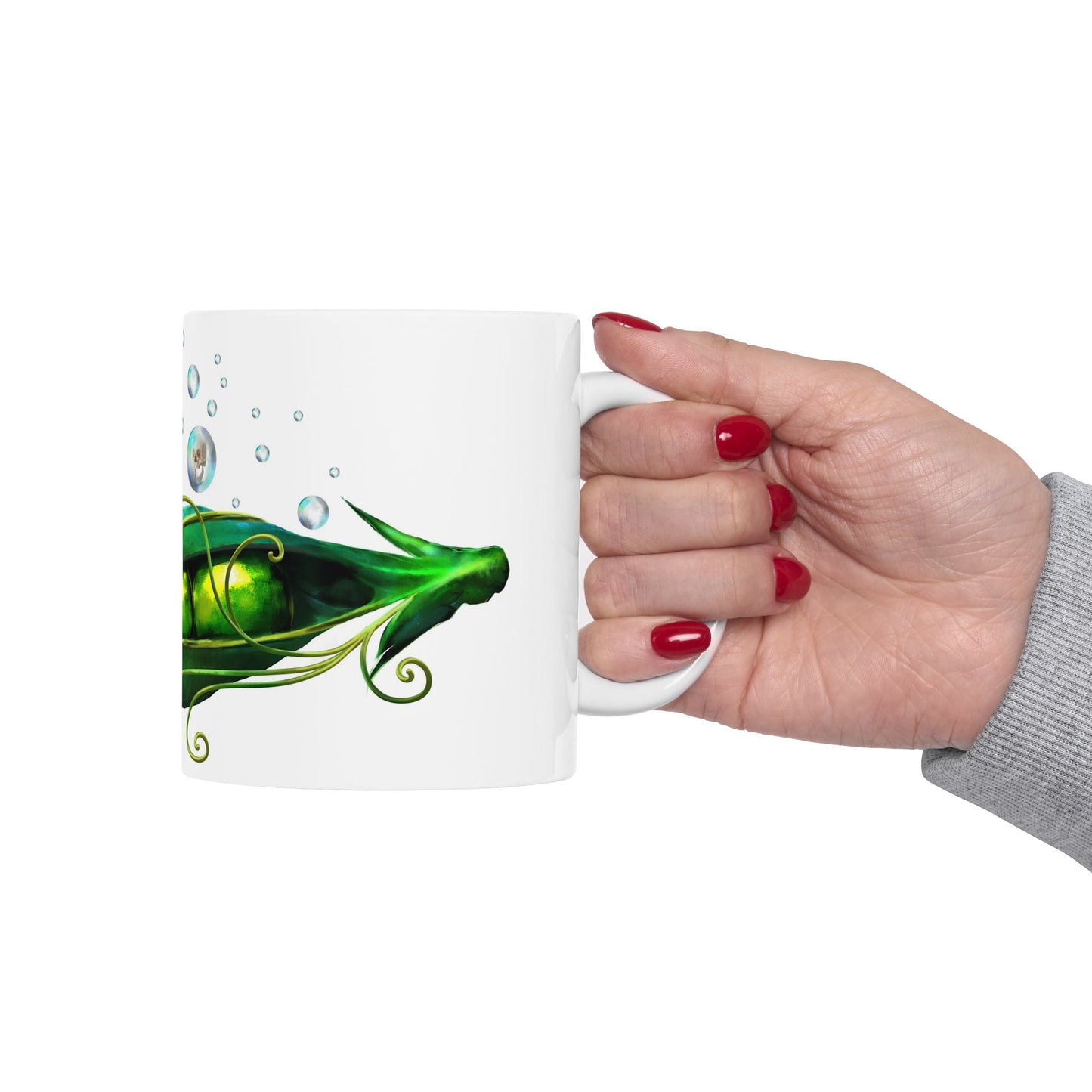 Peabrain Logo Ceramic Mug 11oz