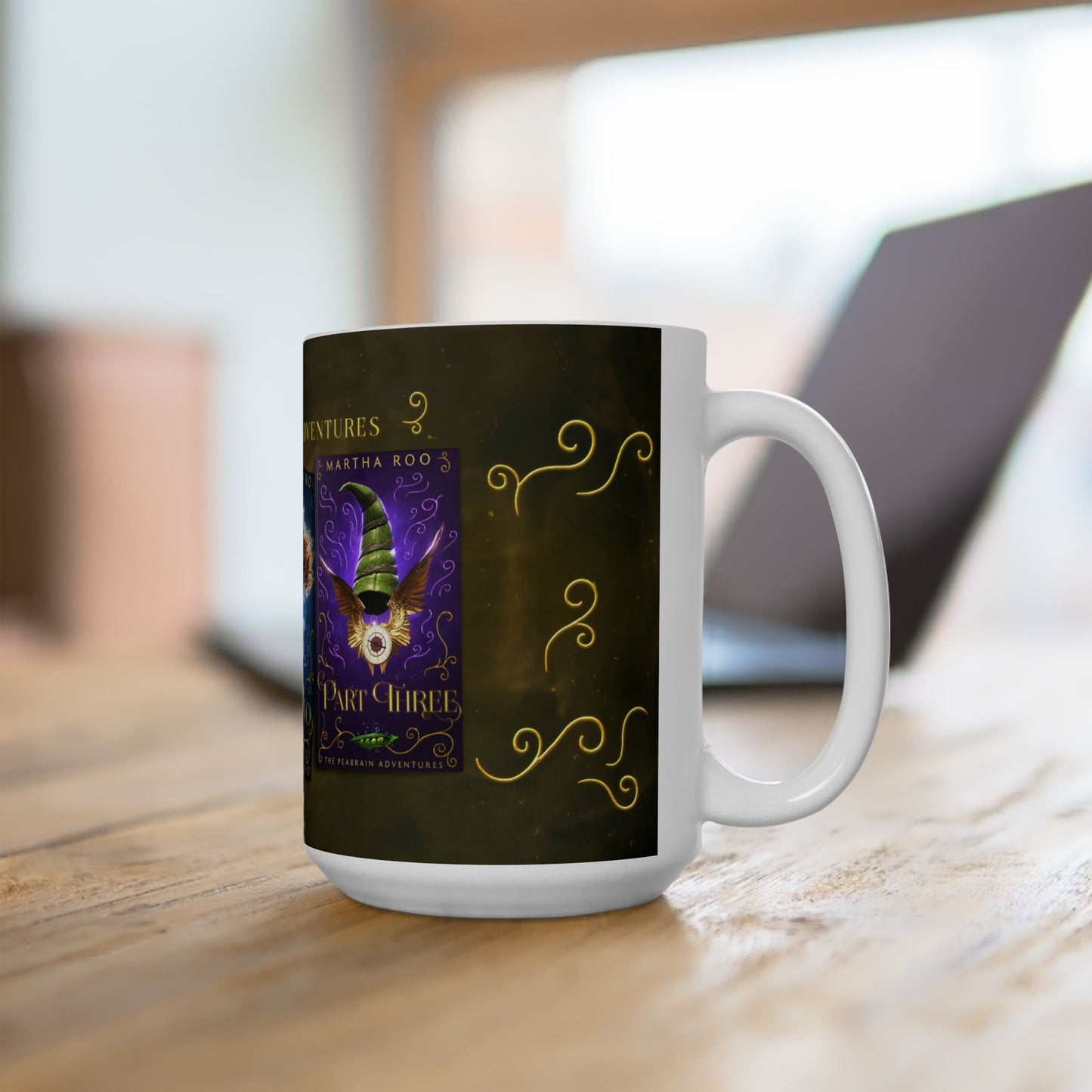 The Peabrain Adventures Trilogy Ceramic Mug 15oz