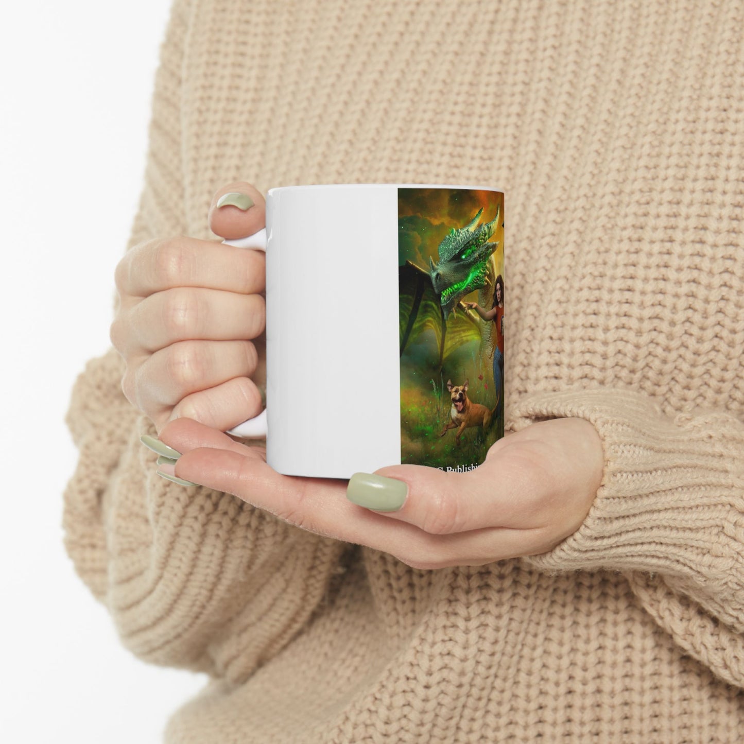 Anail and Willow from Queen of the Flightless Dragons Ceramic Mug 11oz