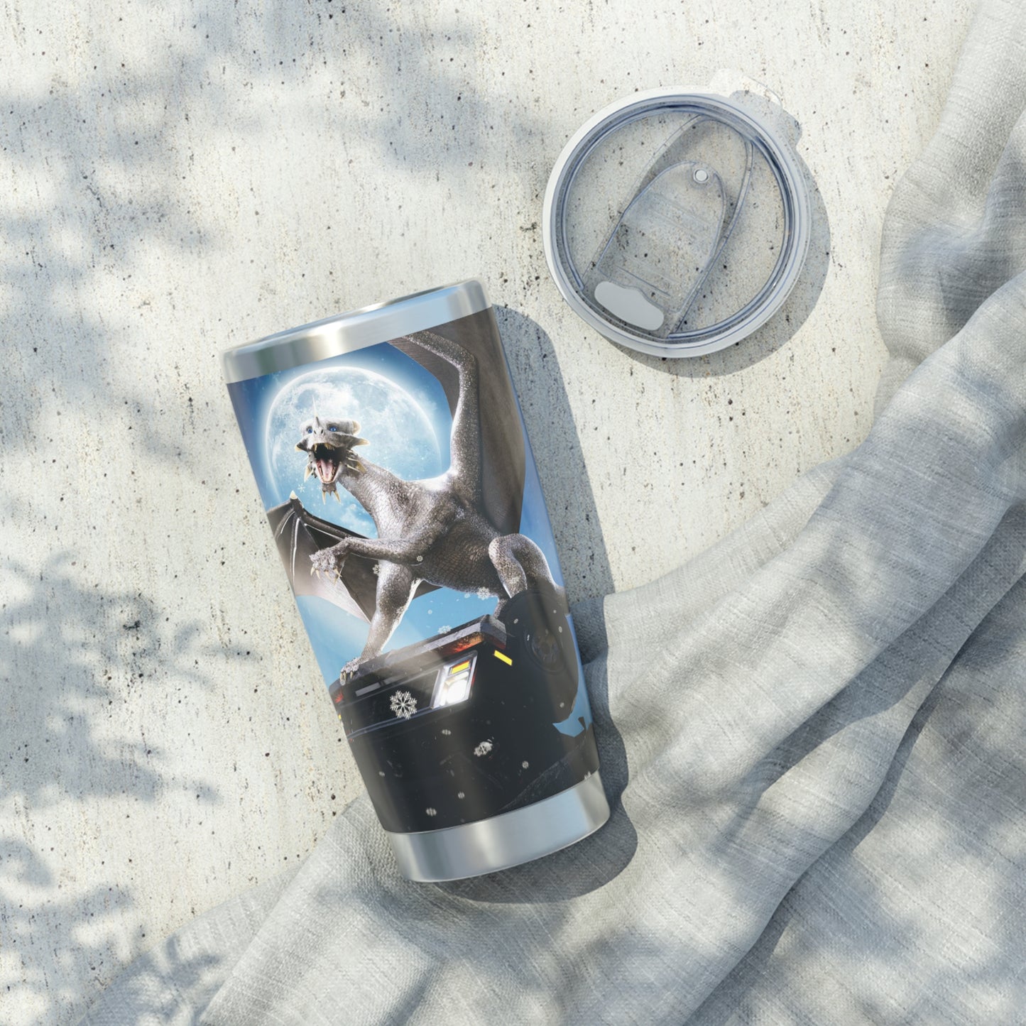 Dragon on a Car - Vagabond 20oz Tumbler