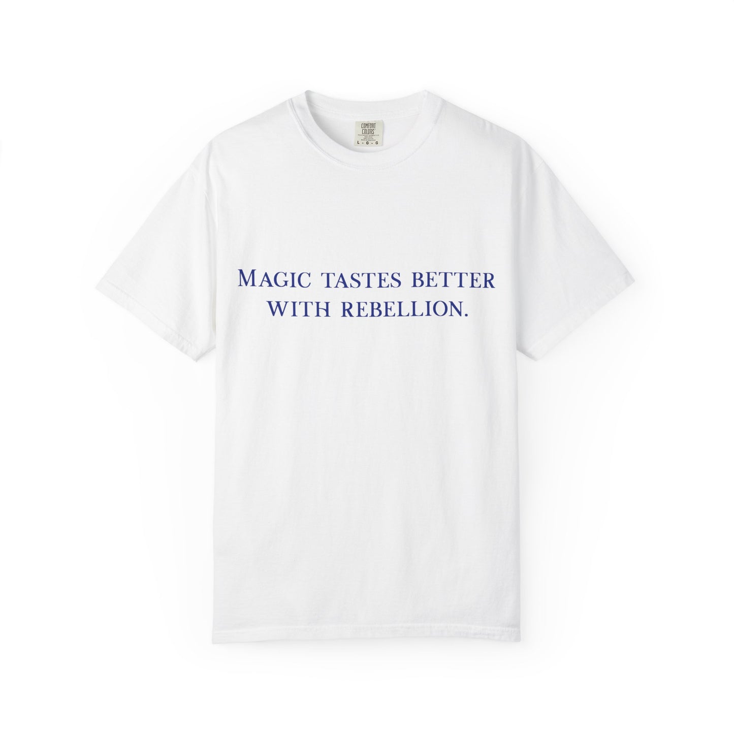 Magic Tastes Better with Rebllion T-Shirt - Blue Fractal Dragon