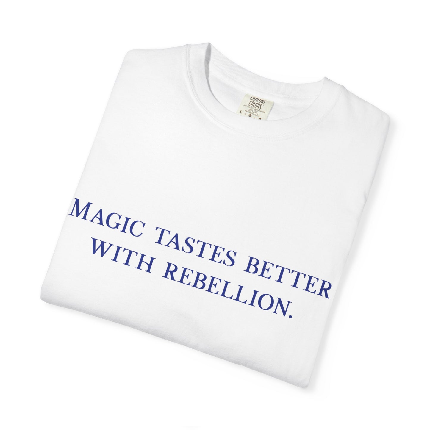 Magic Tastes Better with Rebllion T-Shirt - Blue Fractal Dragon