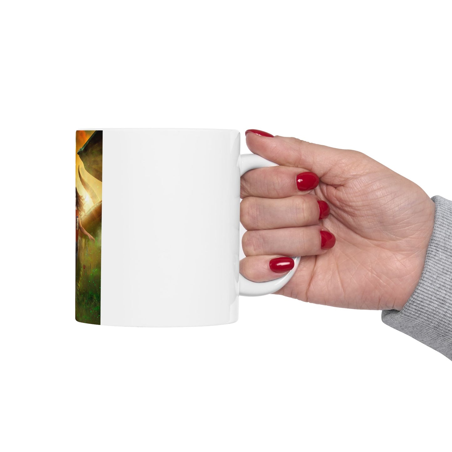 Anail and Willow from Queen of the Flightless Dragons Ceramic Mug 11oz