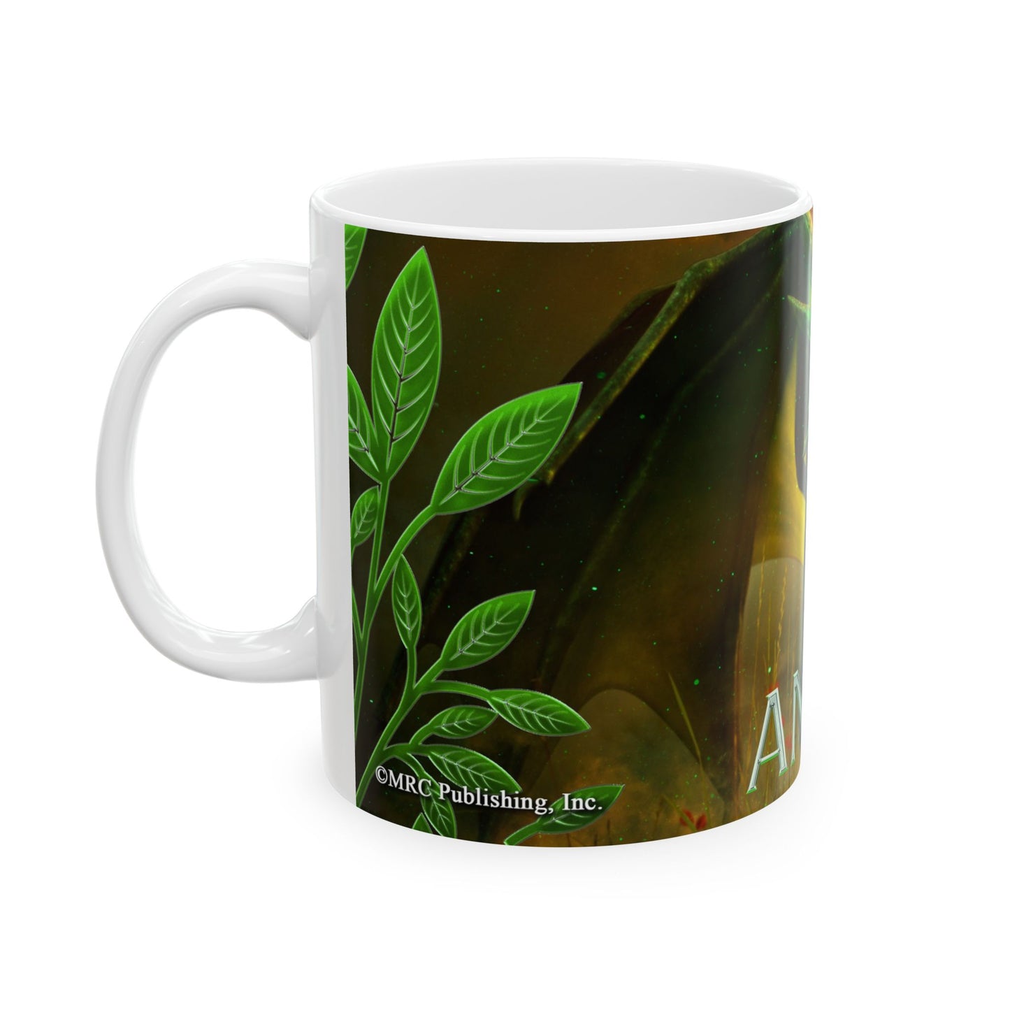 Anail with Text Queen of the Flightless Dragons Ceramic Mug 11oz