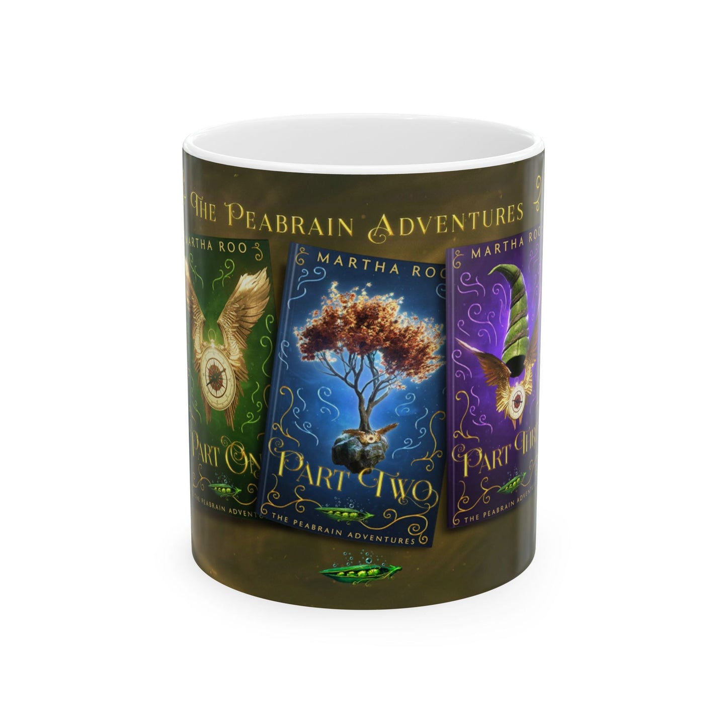 The Peabrain Adventures Trilogy Ceramic Mug 11oz