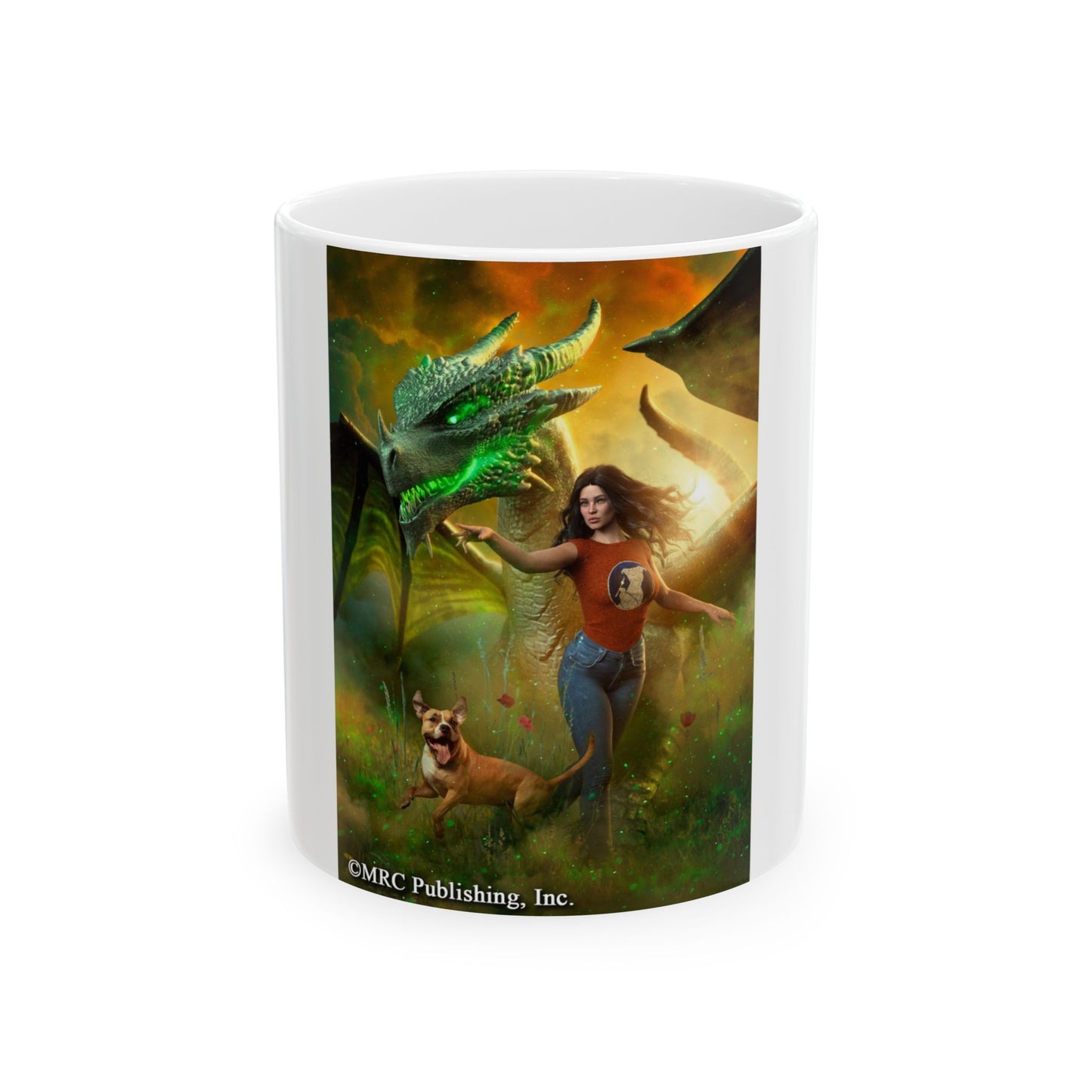 Anail and Willow from Queen of the Flightless Dragons Ceramic Mug 11oz