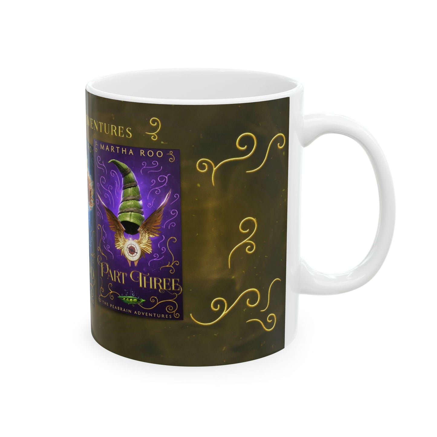 The Peabrain Adventures Trilogy Ceramic Mug 11oz