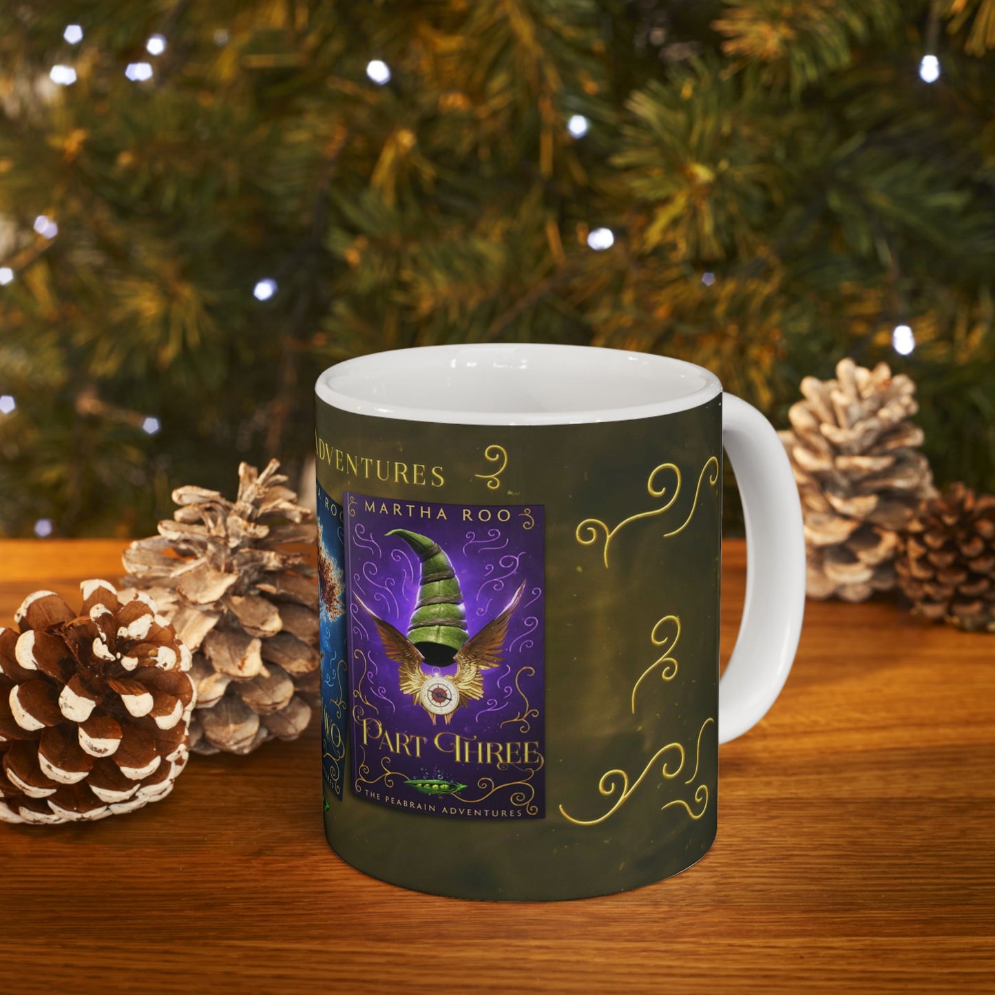 The Peabrain Adventures Trilogy Ceramic Mug 11oz