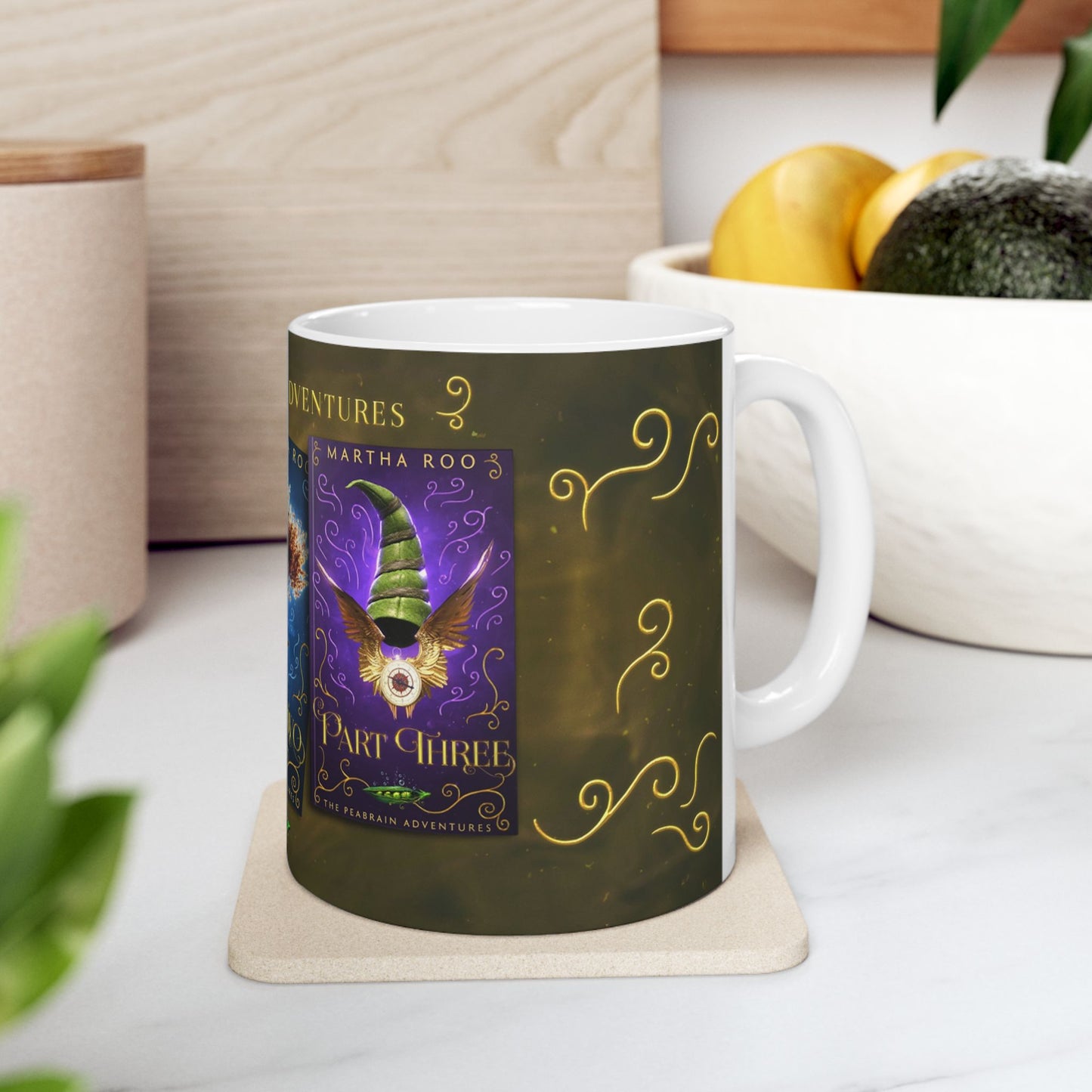 The Peabrain Adventures Trilogy Ceramic Mug 11oz