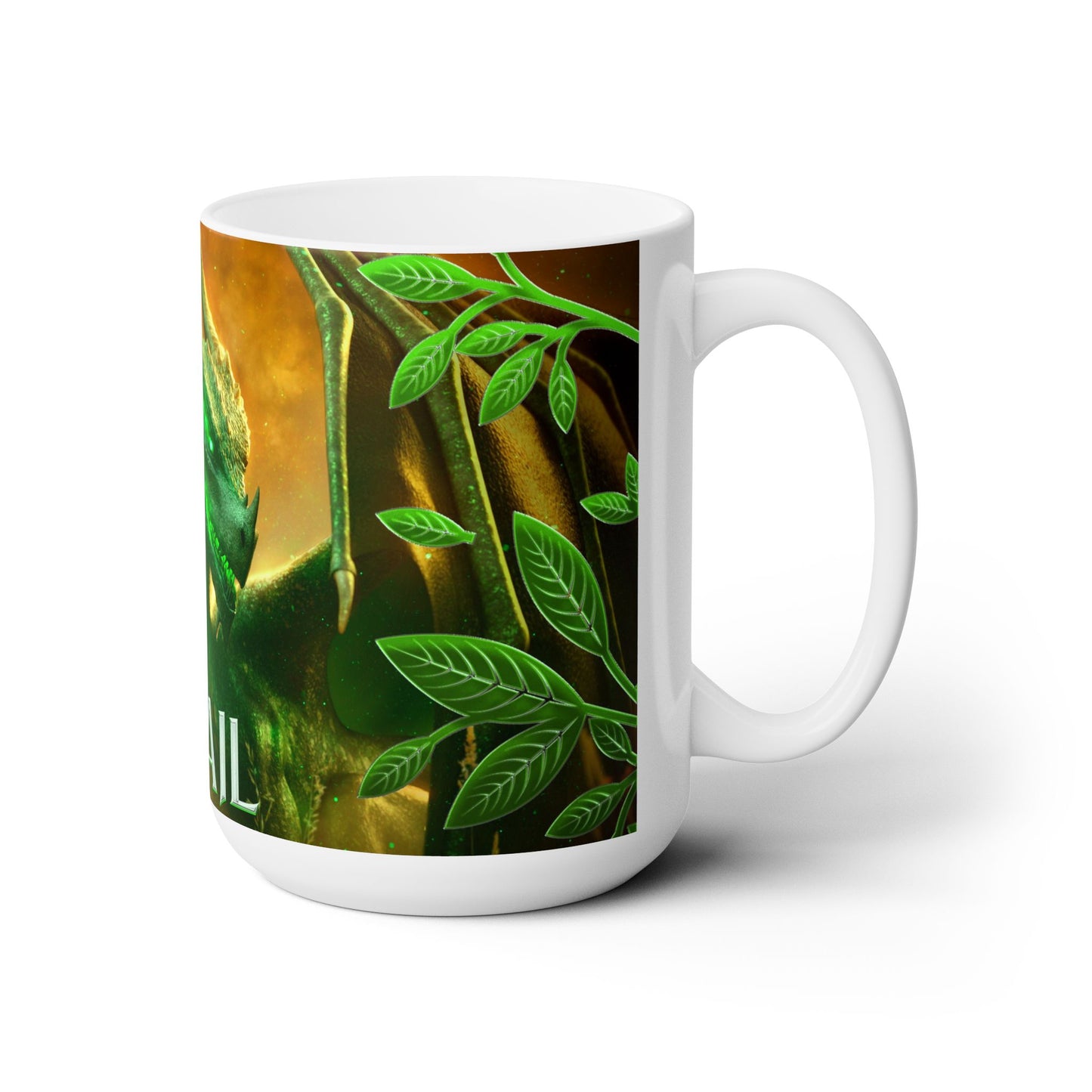 Anail with Text Ceramic Mug 15oz