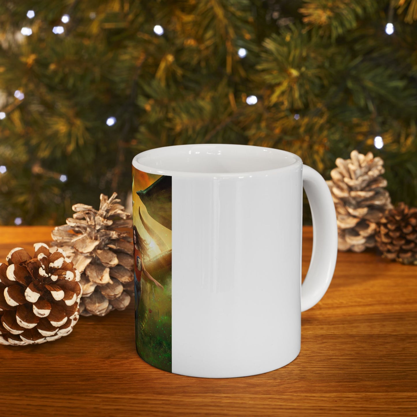 Anail and Willow from Queen of the Flightless Dragons Ceramic Mug 11oz