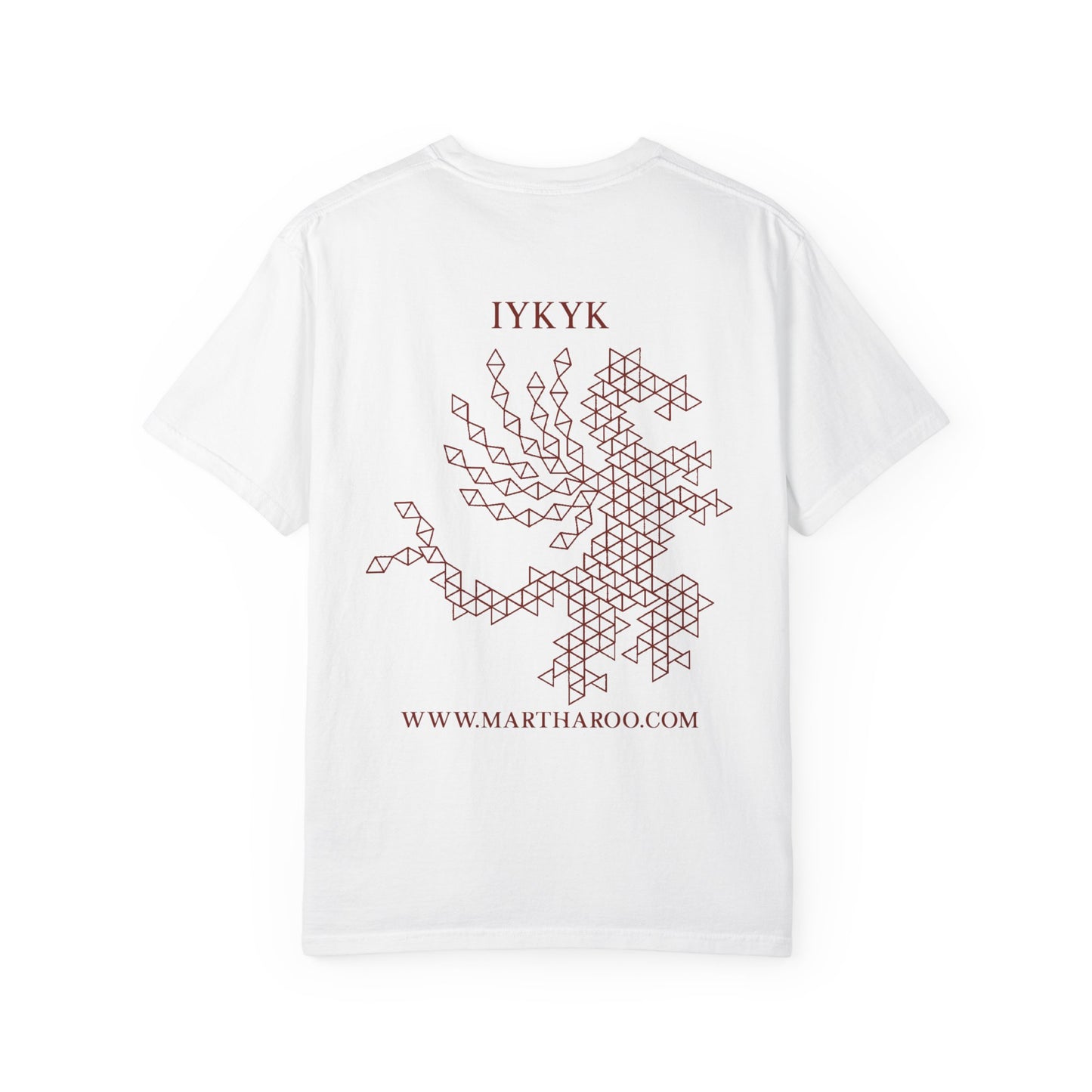 Microplastics = Macrobiotics - Eat More Plastic T-Shirt - Red Fractal Dragon