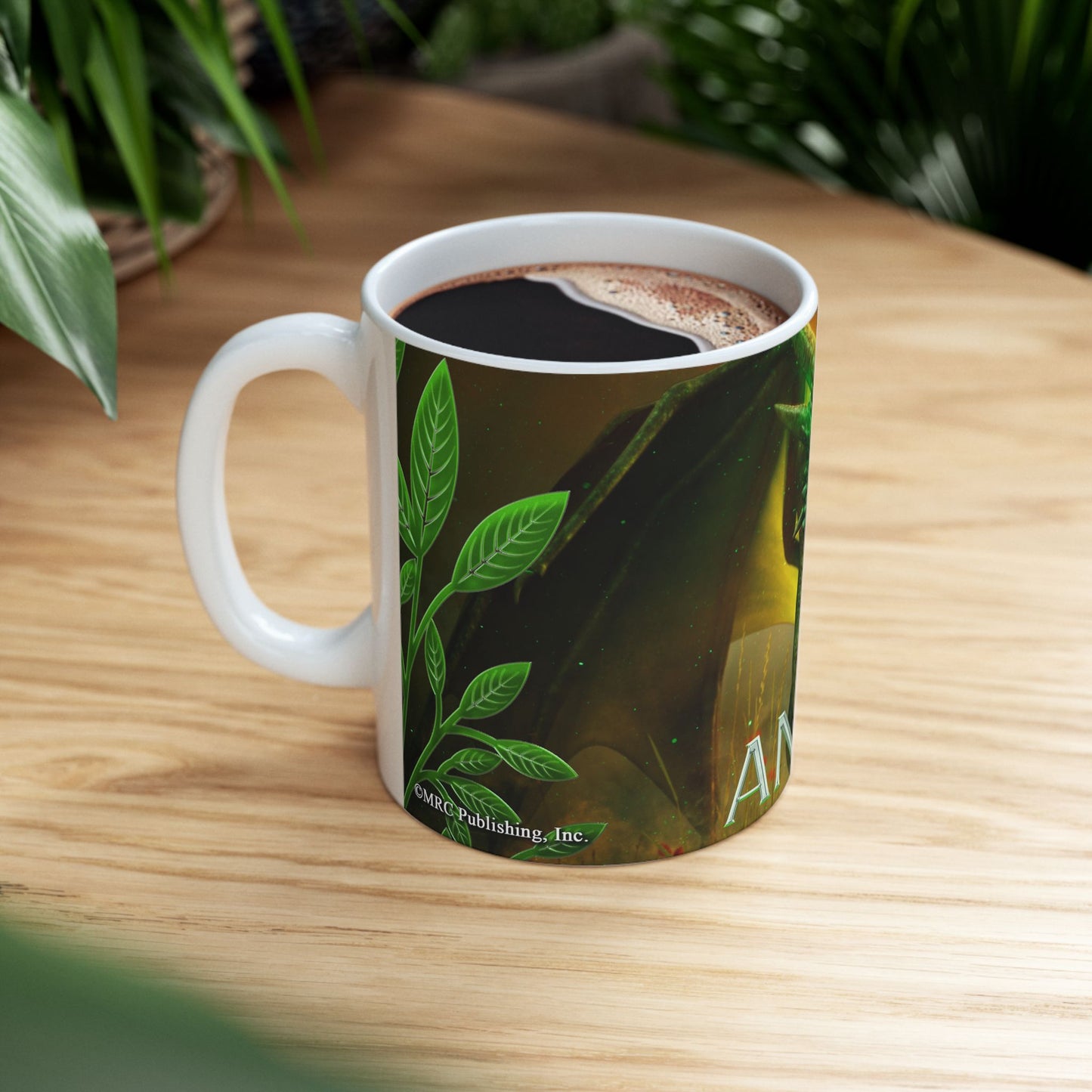 Anail with Text Queen of the Flightless Dragons Ceramic Mug 11oz