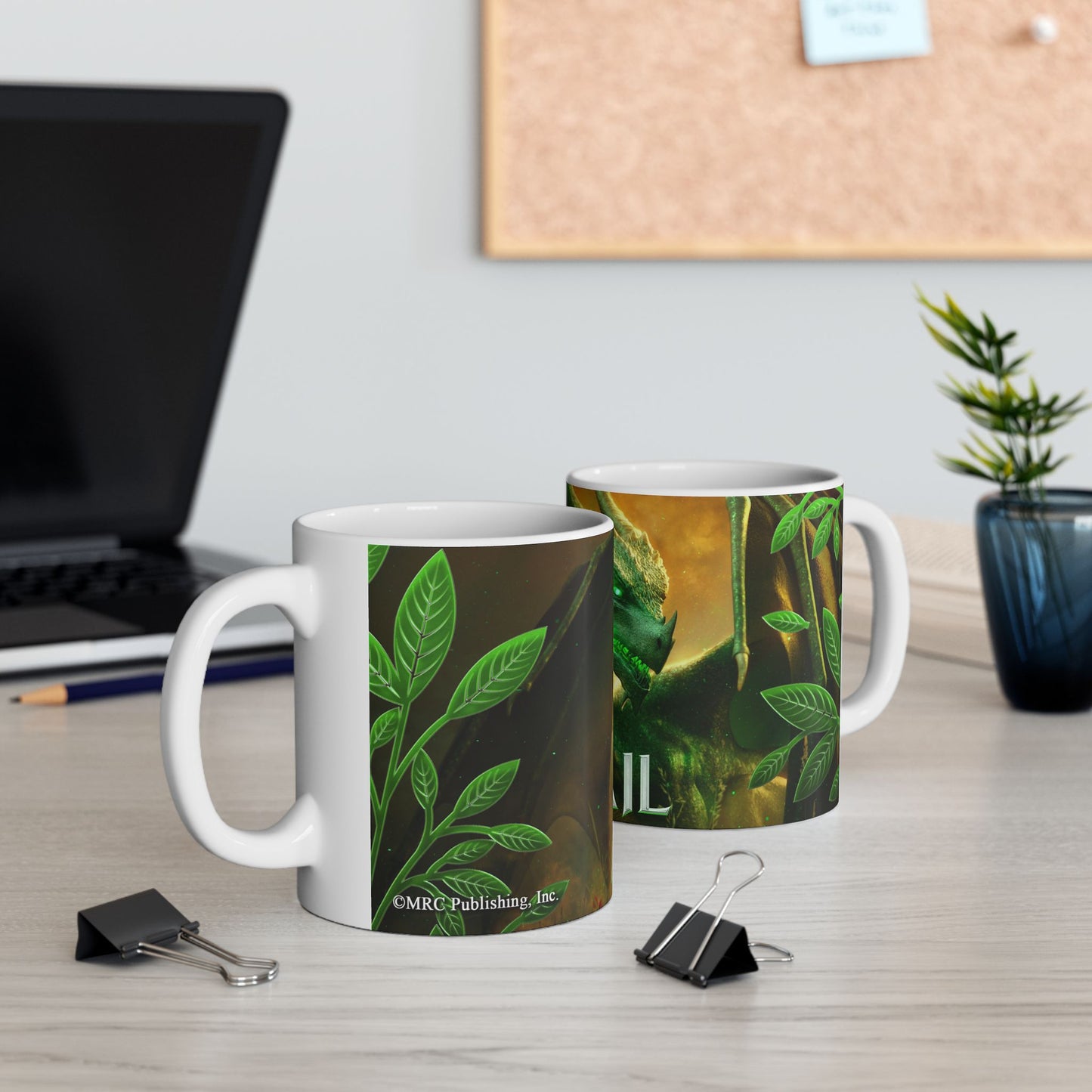 Anail with Text Queen of the Flightless Dragons Ceramic Mug 11oz