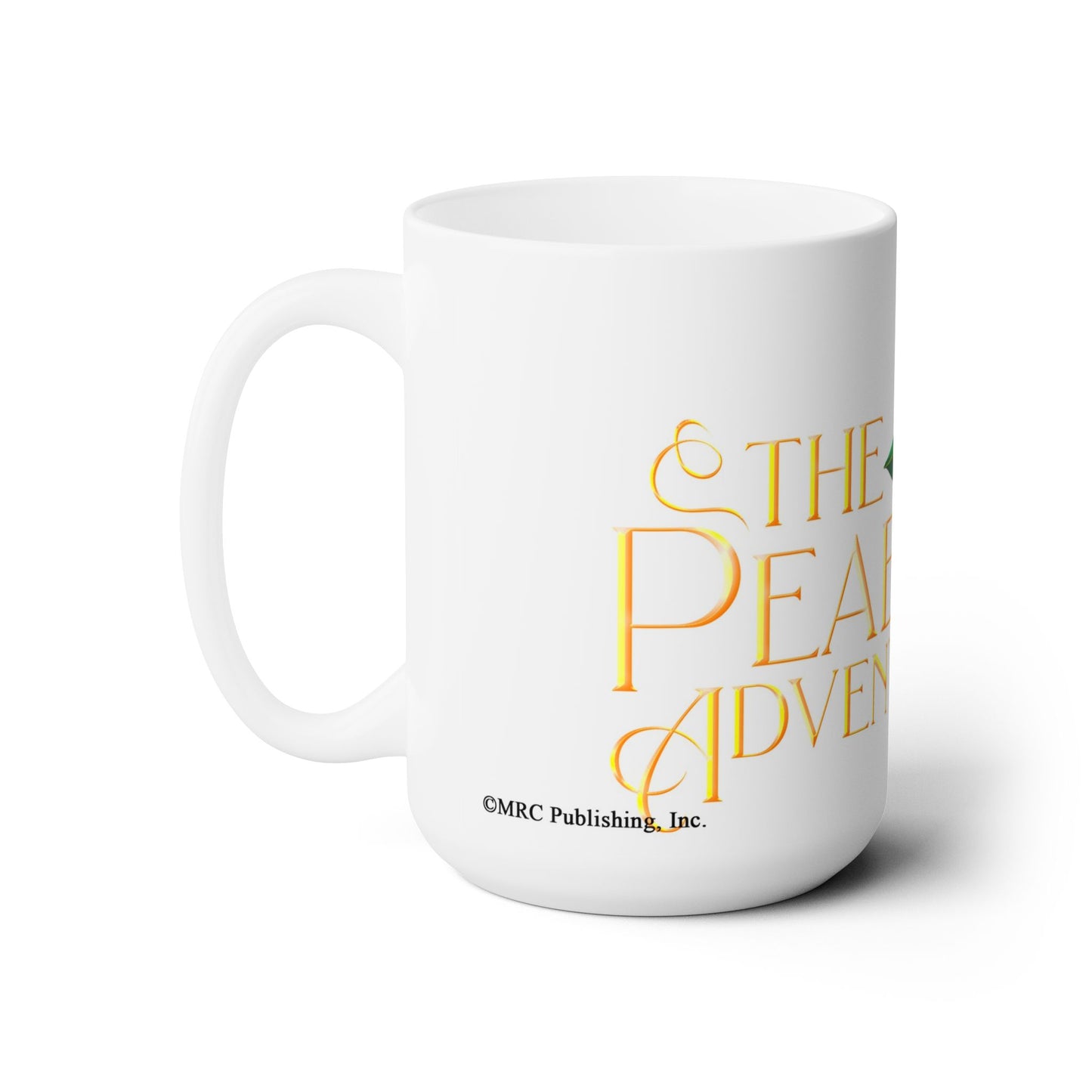 The Peabrain Adventures Logo with Text Ceramic Mug 15oz