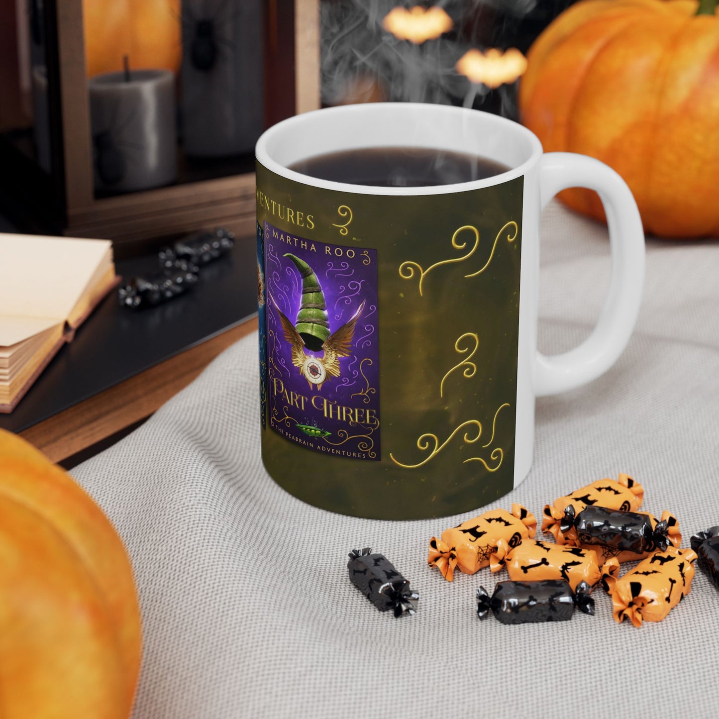 The Peabrain Adventures Trilogy Ceramic Mug 11oz