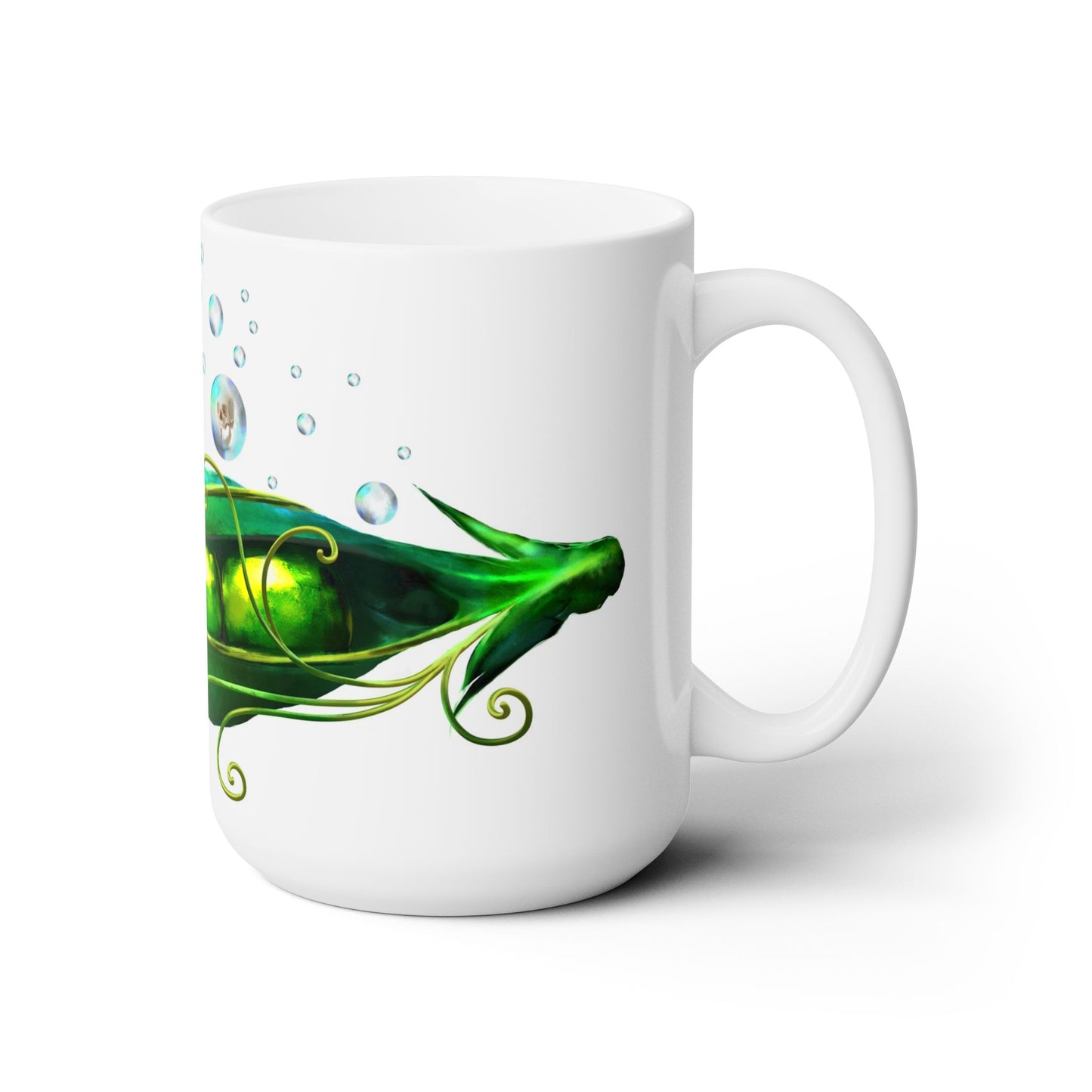 Peabrain Logo Ceramic Mug 15oz