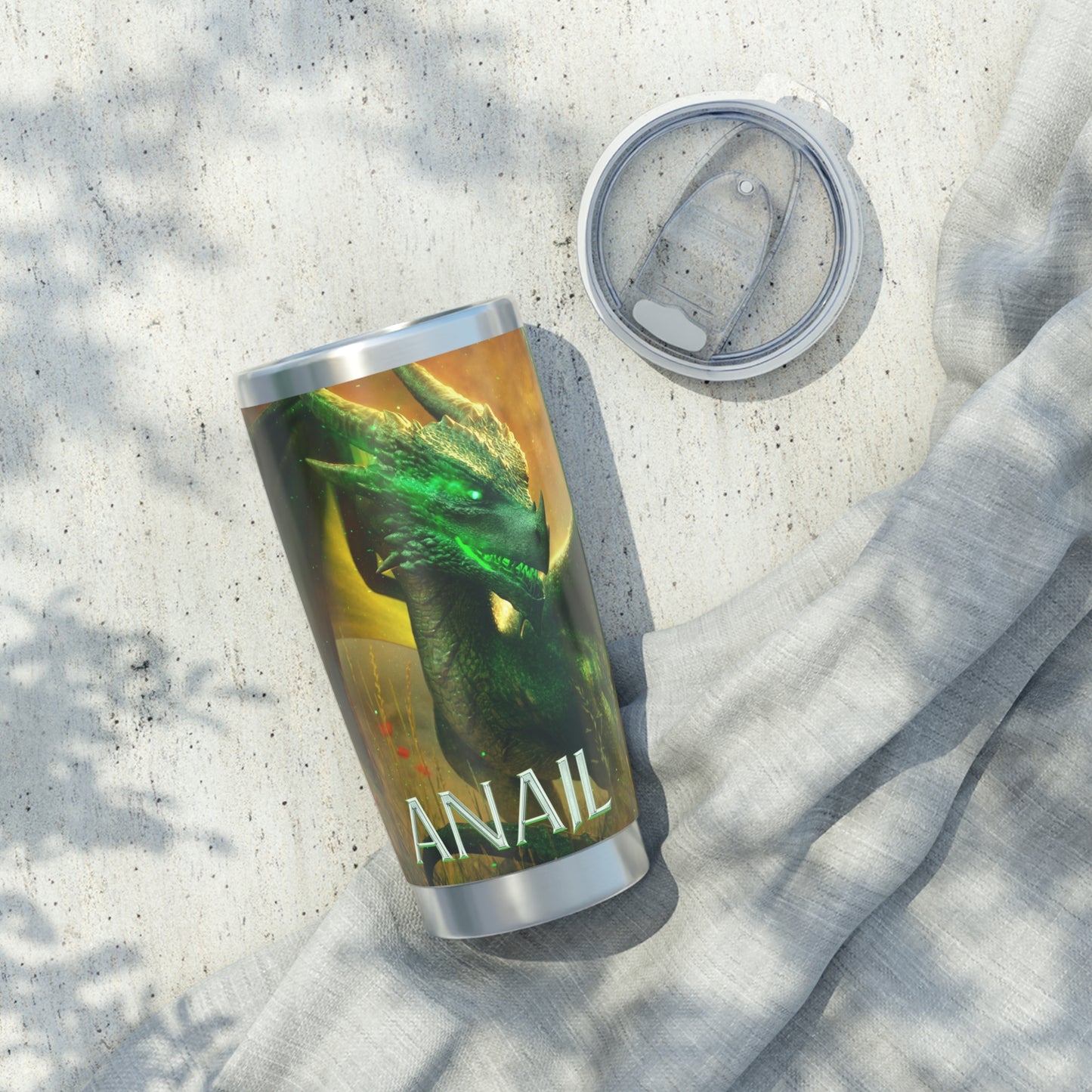 Anail with Text - Vagabond 20oz Tumbler