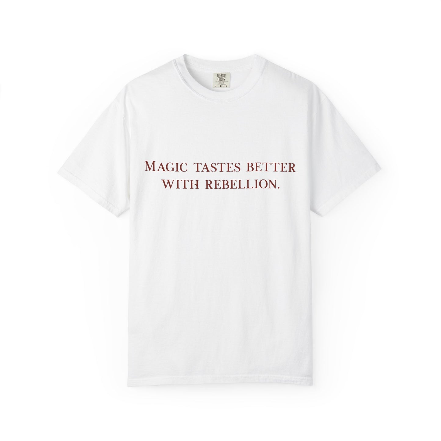 Magic Tastes Better with Rebellion T-Shirt - Red Fractal Dragon