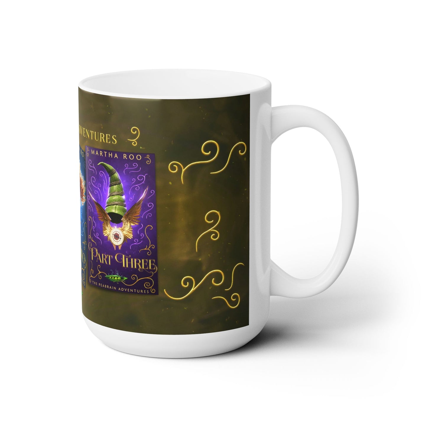 The Peabrain Adventures Trilogy Ceramic Mug 15oz