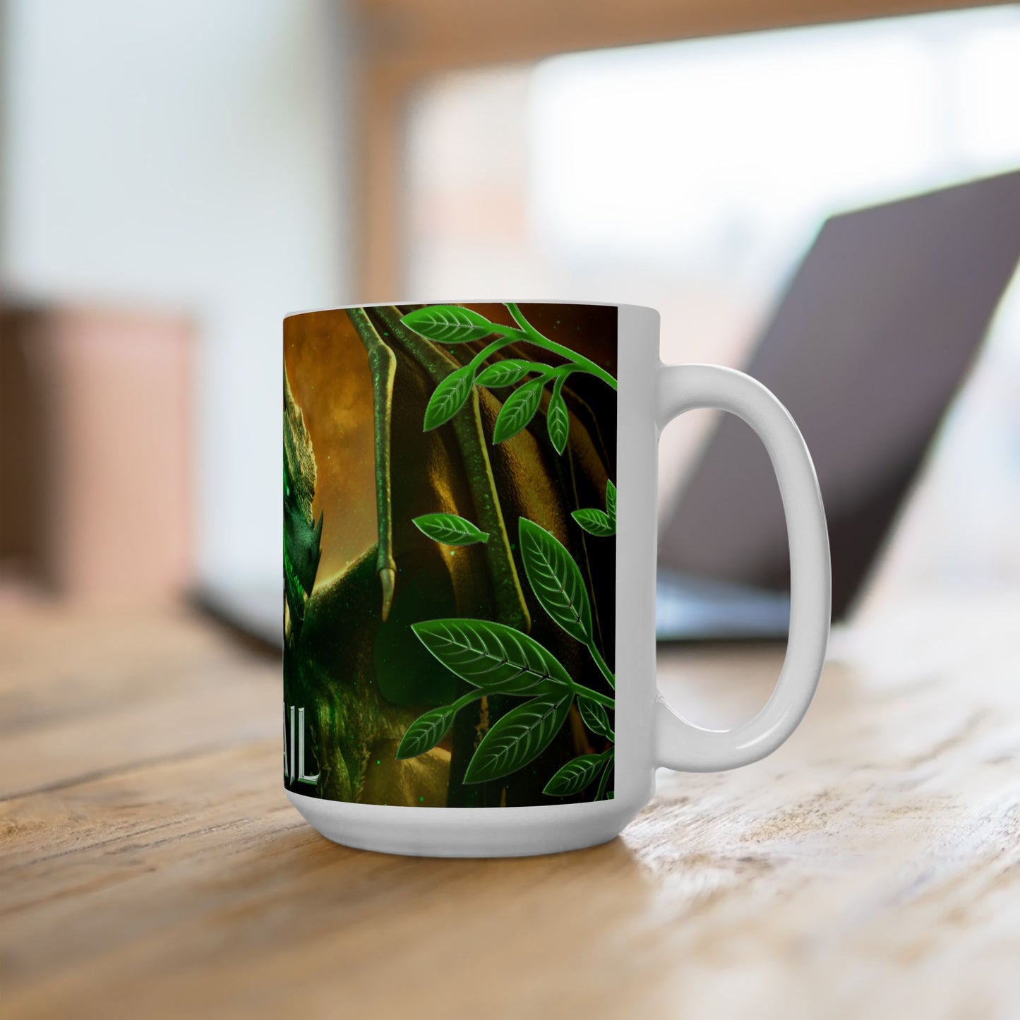 Anail with Text Ceramic Mug 15oz