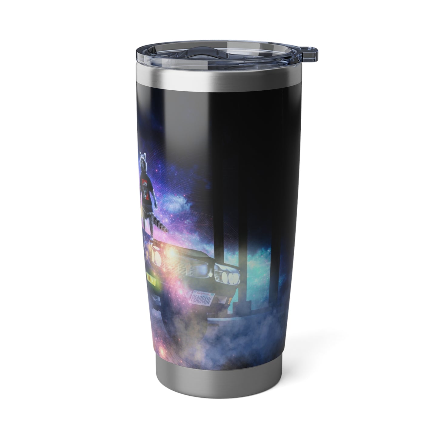 Maggie and Bernie the Gnome as a Racoon from The Peabrain Adventures - Vagabond 20oz Tumbler