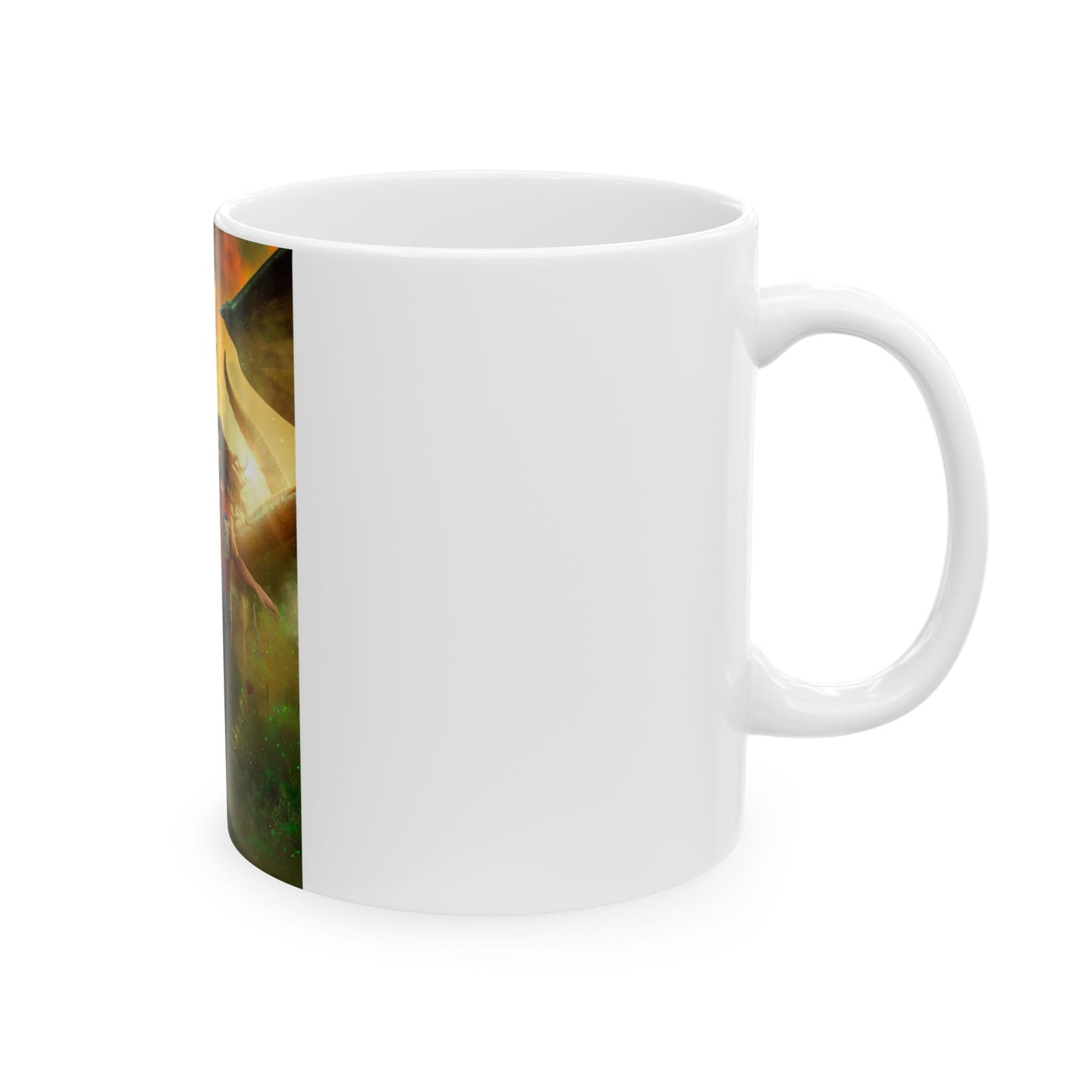 Anail and Willow from Queen of the Flightless Dragons Ceramic Mug 11oz