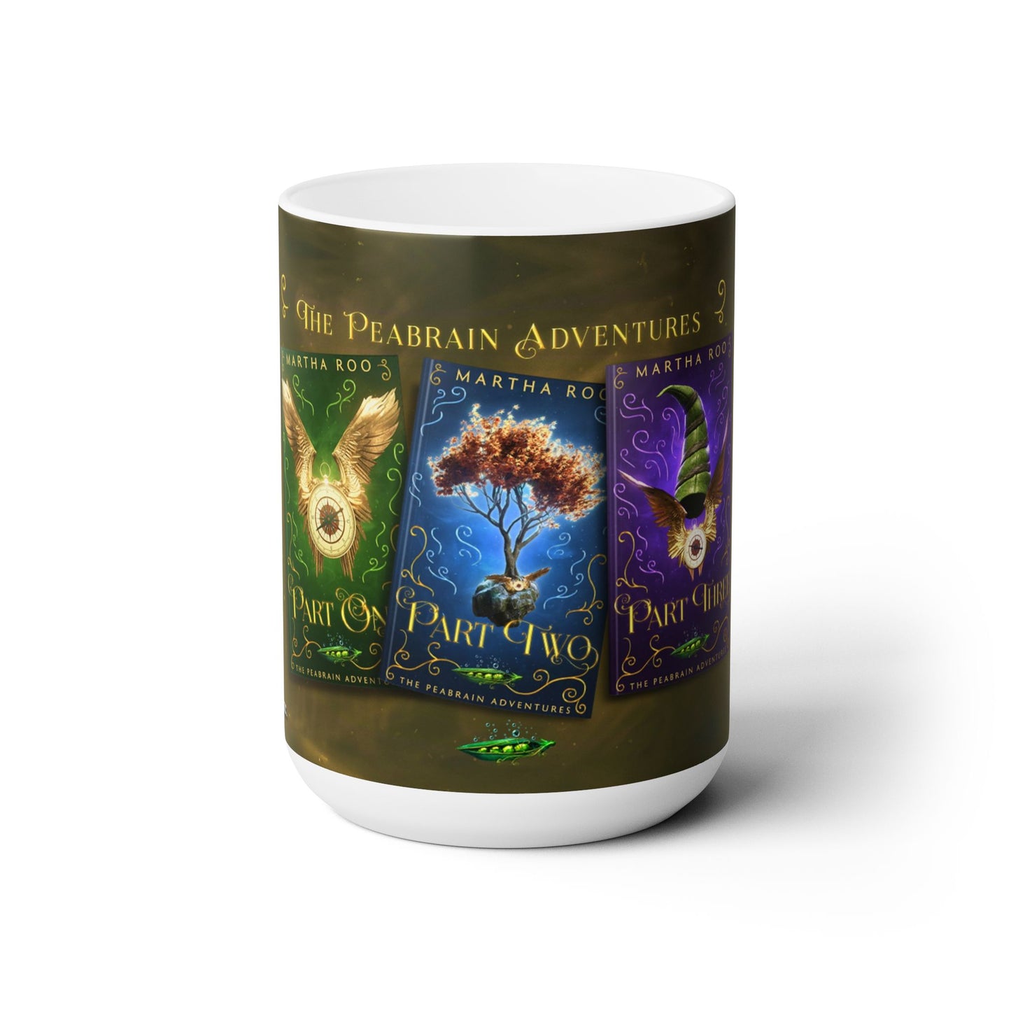 The Peabrain Adventures Trilogy Ceramic Mug 15oz
