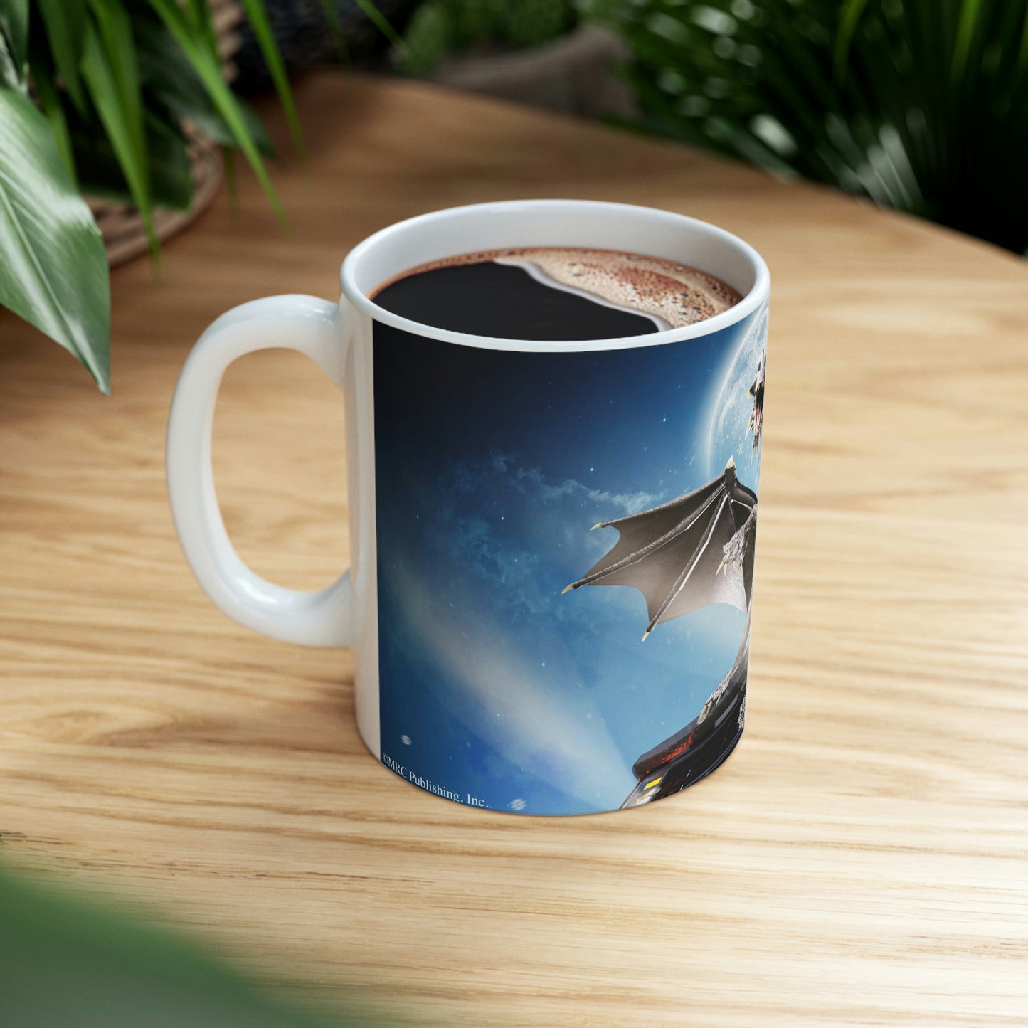 Dragon on a Car Coffee Mug 11oz