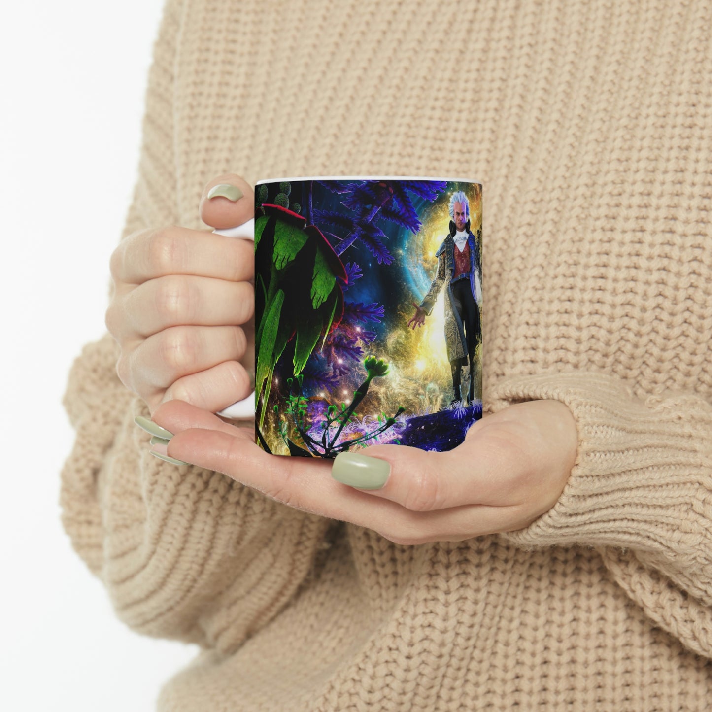 Queen of the Flightless Dragons Mystical Guy Ceramic Mug 11oz