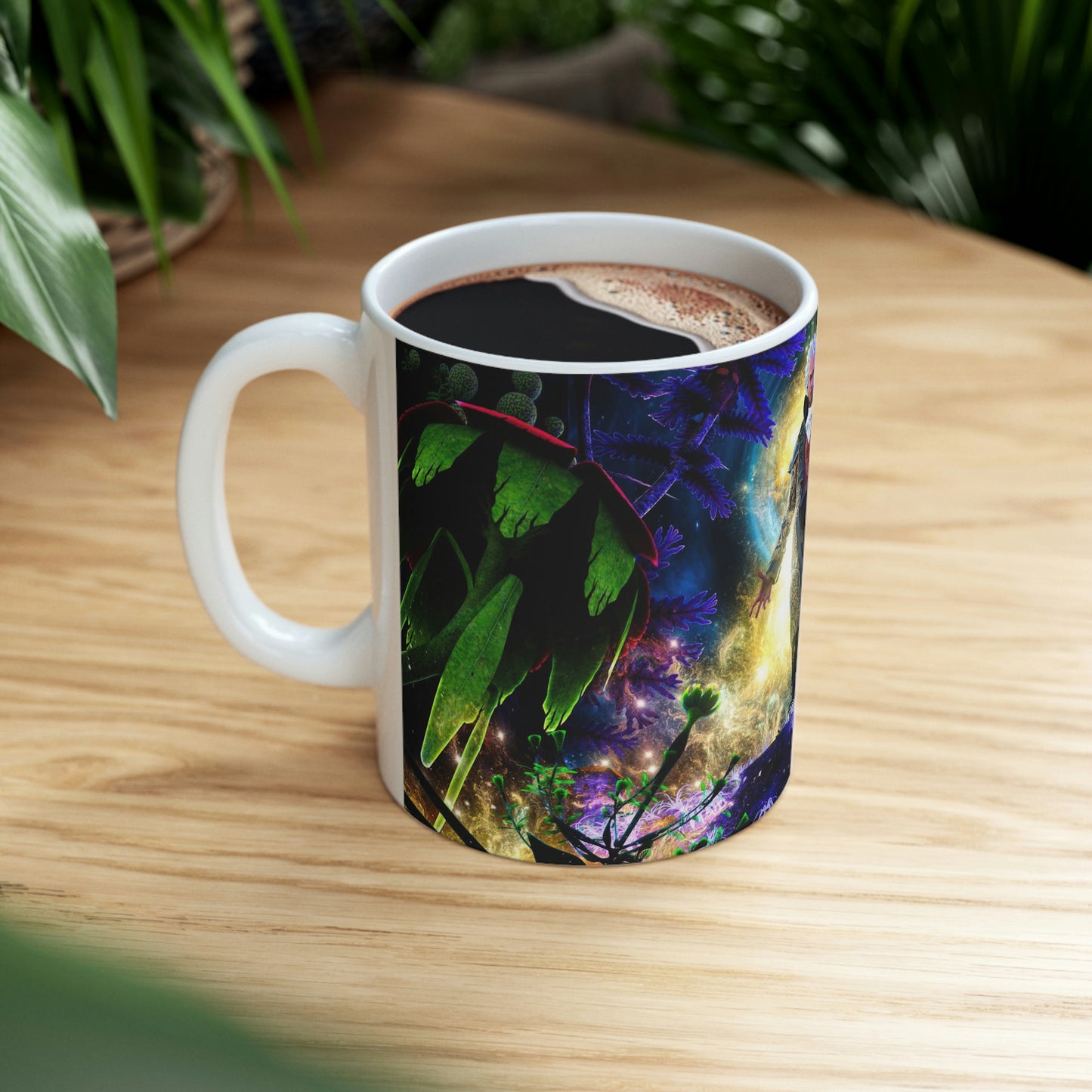 Queen of the Flightless Dragons Mystical Guy Ceramic Mug 11oz