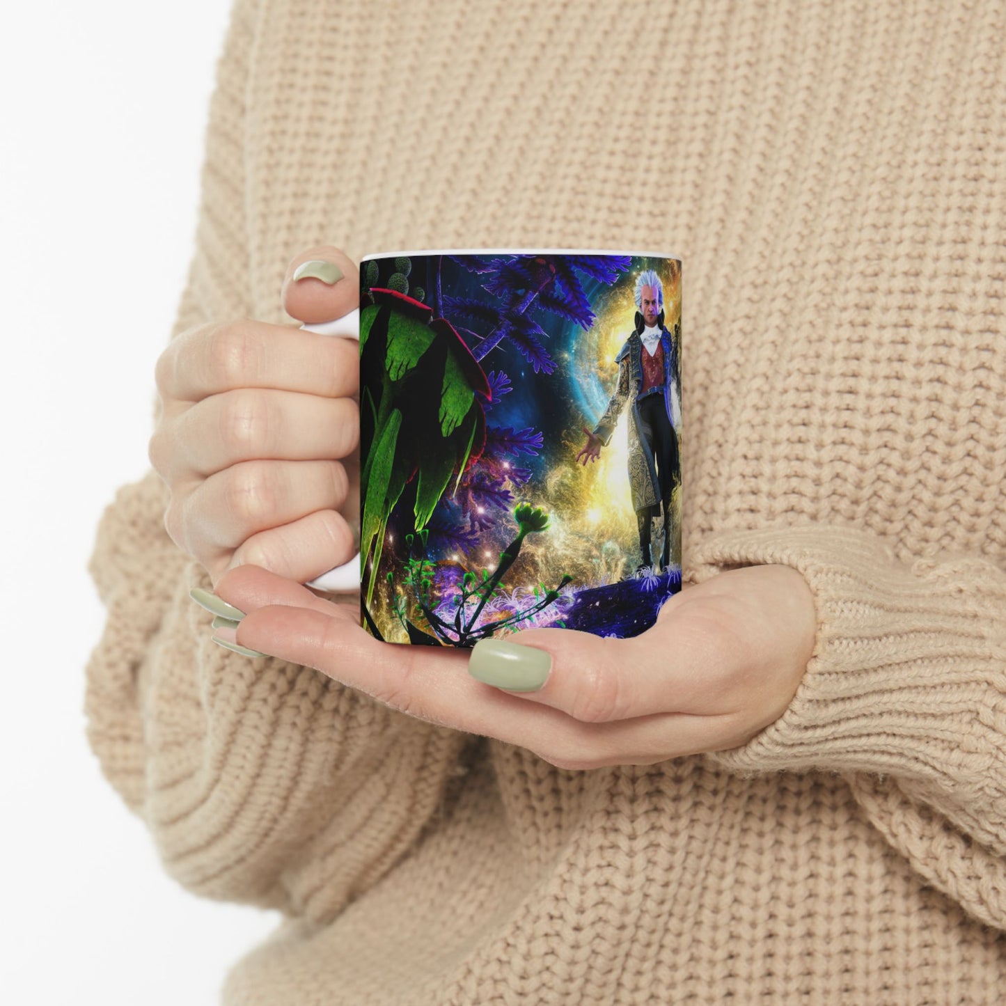 Queen of the Flightless Dragons Mystical Guy Ceramic Mug 11oz