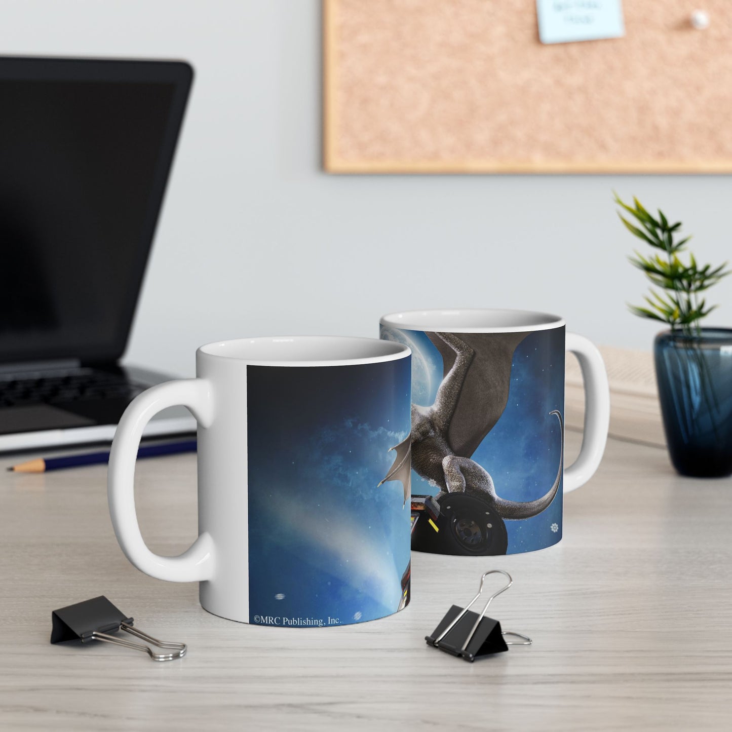 Dragon on a Car Coffee Mug 11oz