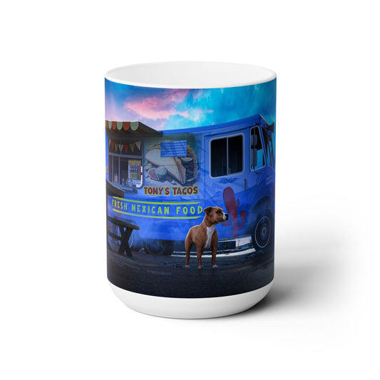 Hannah and the Taco Truck Ceramic Mug 15oz