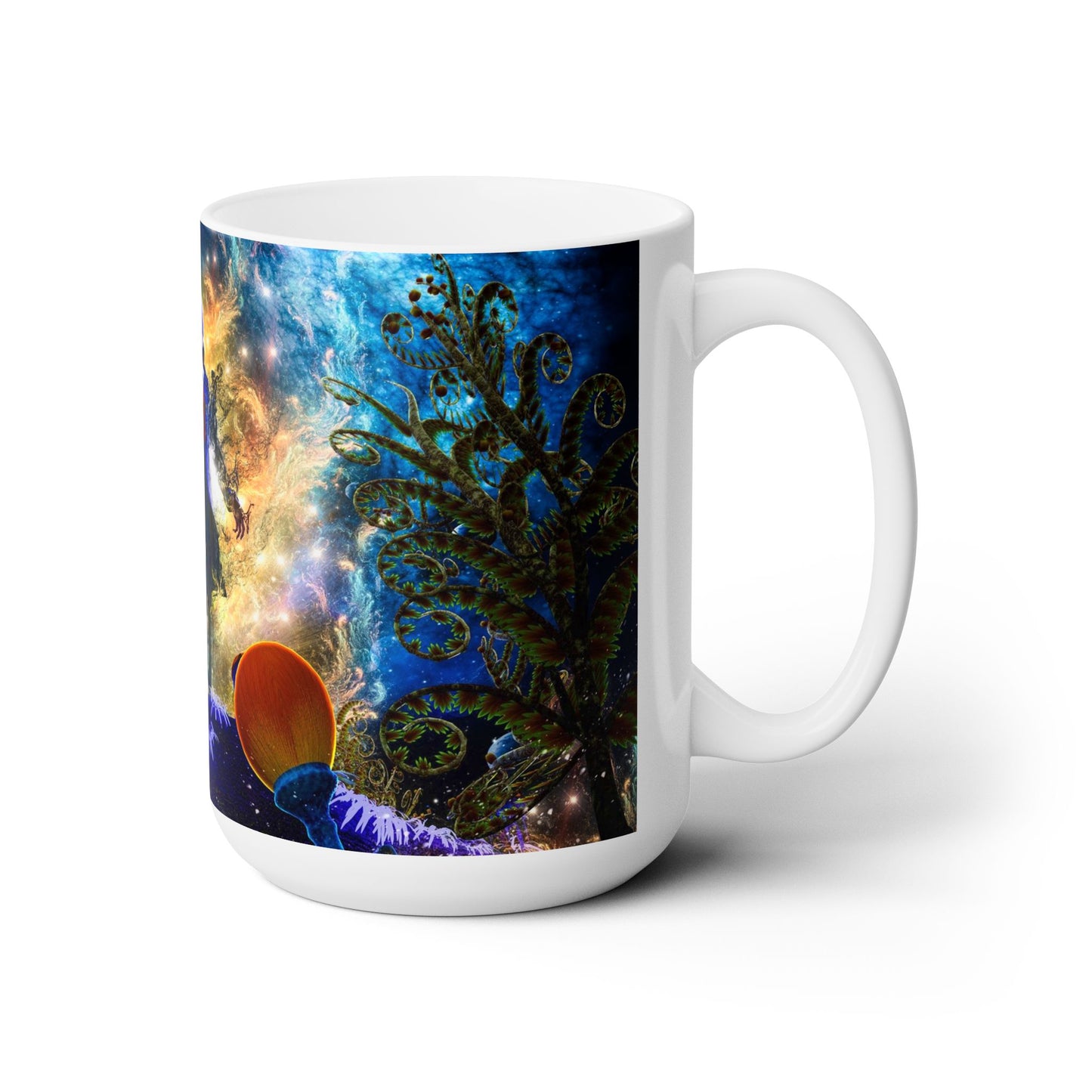 Queen of the Flightless Dragons Mystical Guy Ceramic Mug 15oz