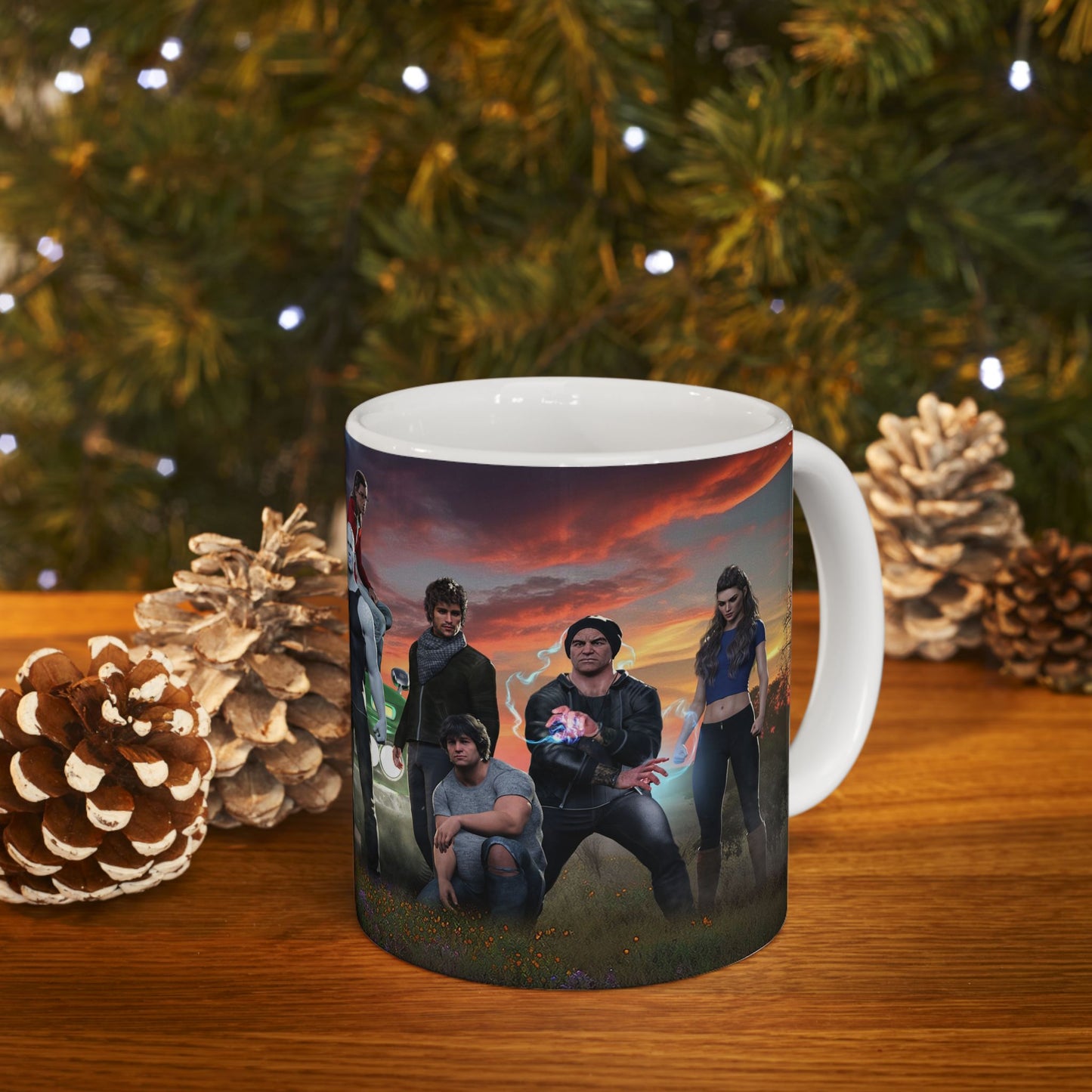 Unlikely Band of Heroes Ceramic Mug 11oz