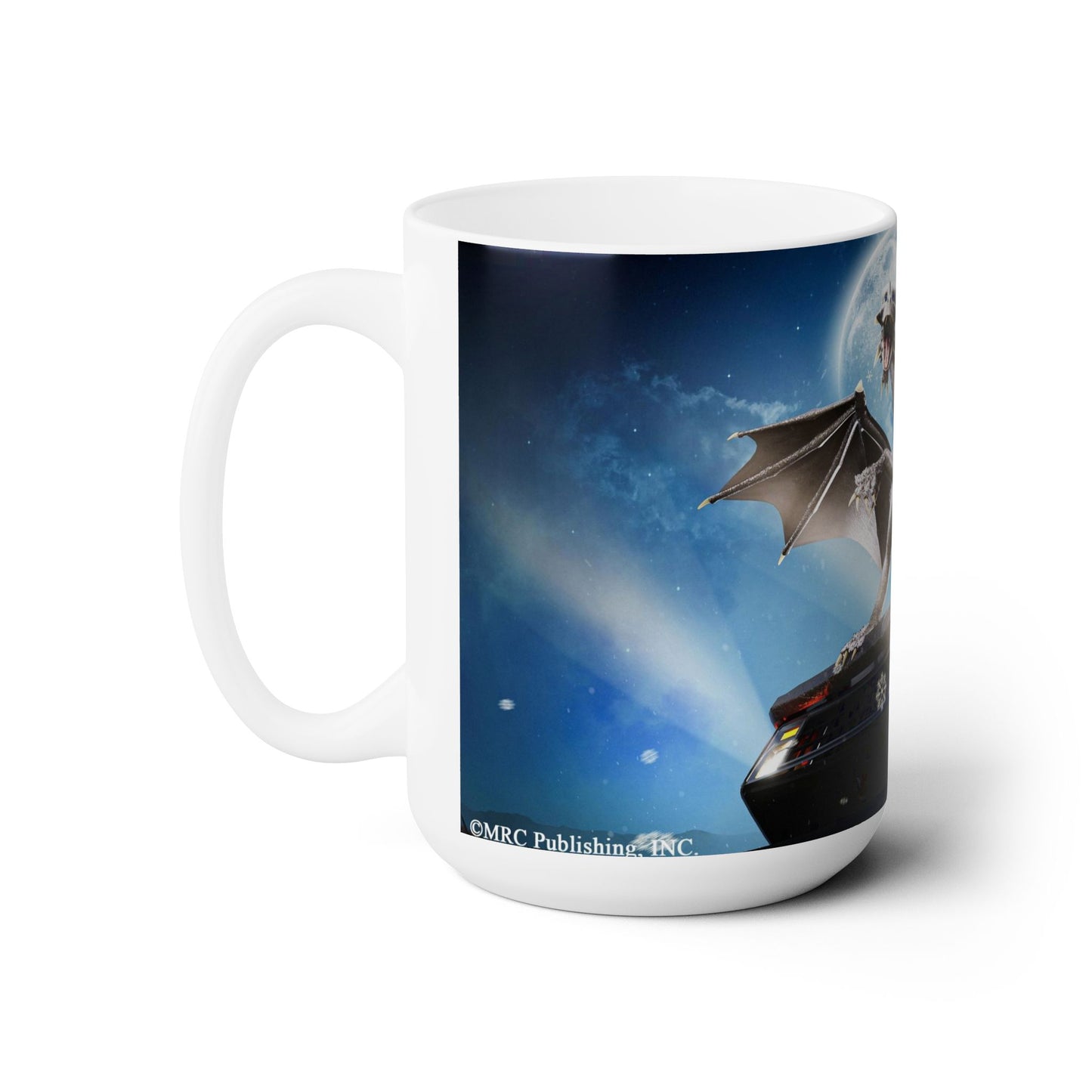 Dragon on a Car Ceramic Mug 15oz