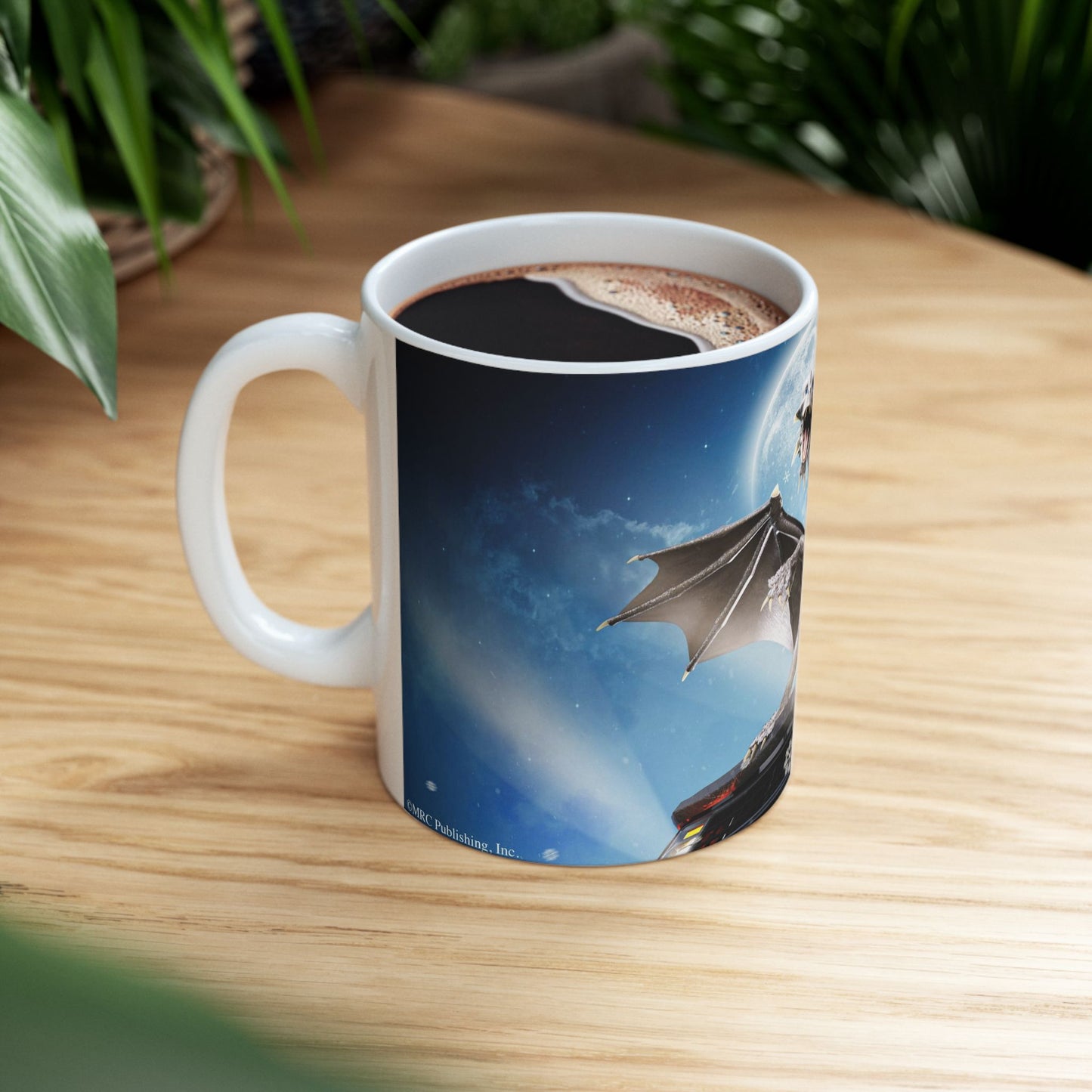 Dragon on a Car Coffee Mug 11oz