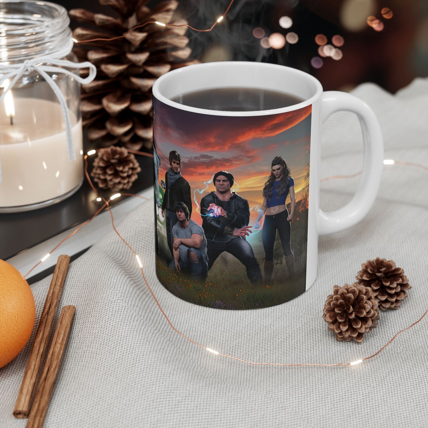 Unlikely Band of Heroes Ceramic Mug 11oz