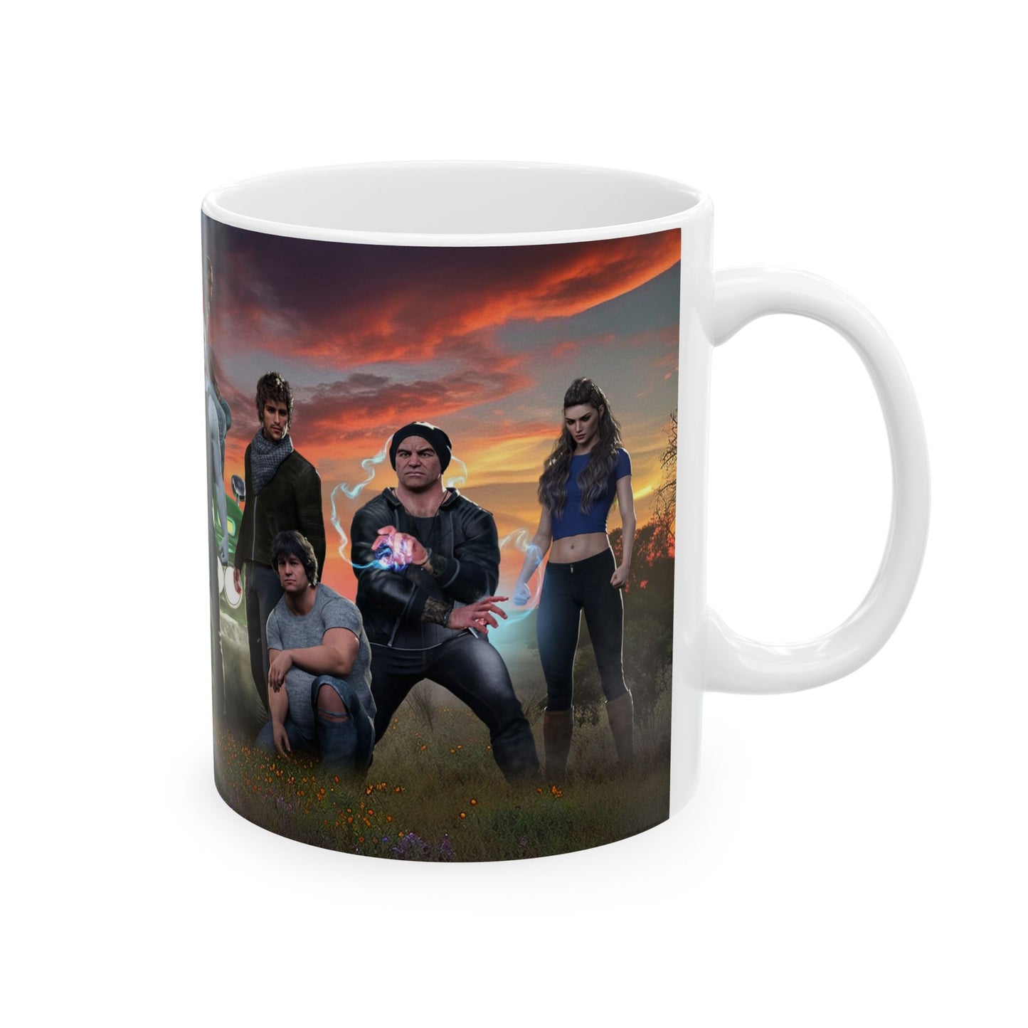 Unlikely Band of Heroes Ceramic Mug 11oz