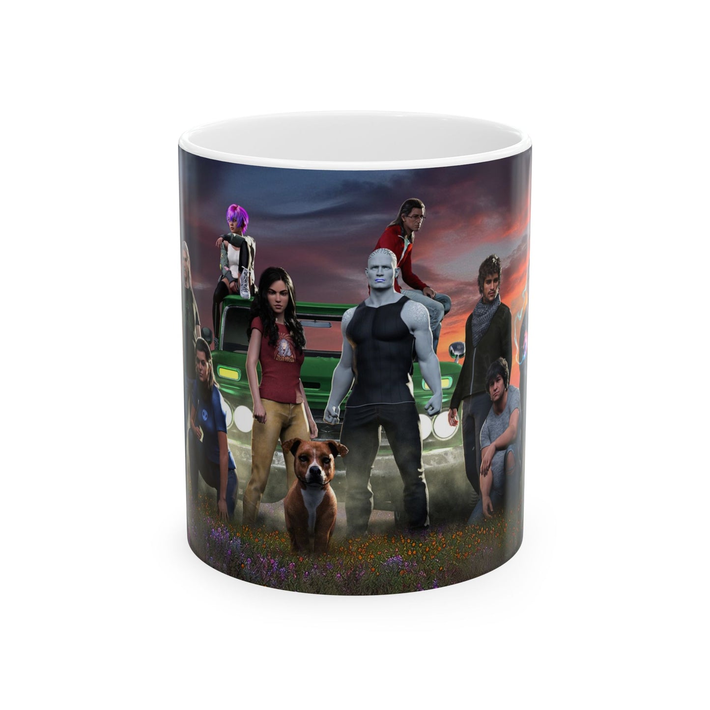 Unlikely Band of Heroes Ceramic Mug 11oz