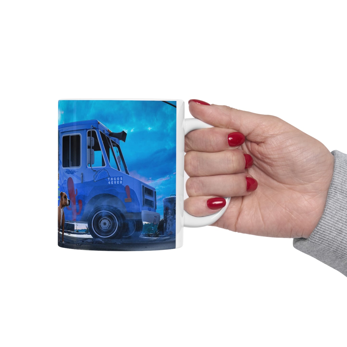 Hannah and the Taco Truck Ceramic Mug 11oz