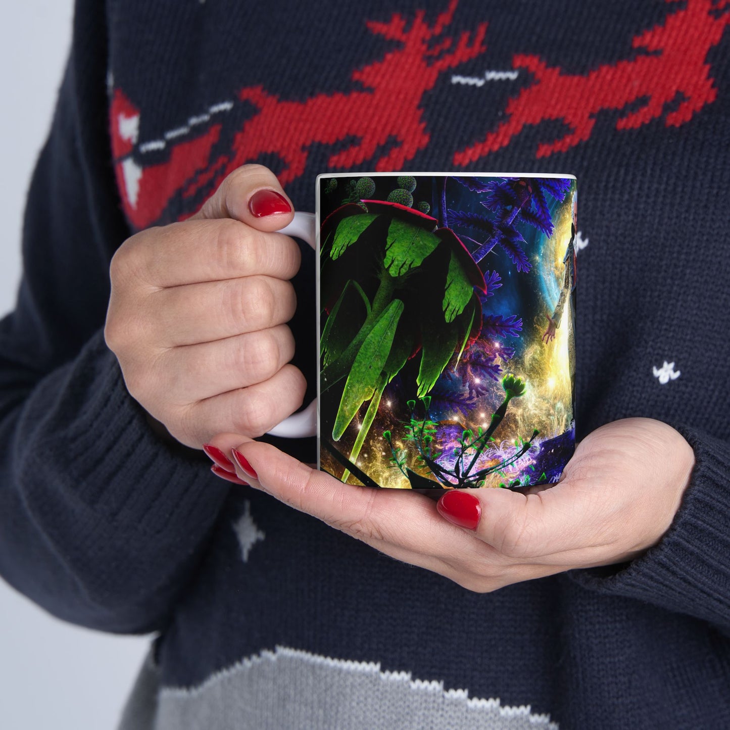 Queen of the Flightless Dragons Mystical Guy Ceramic Mug 11oz