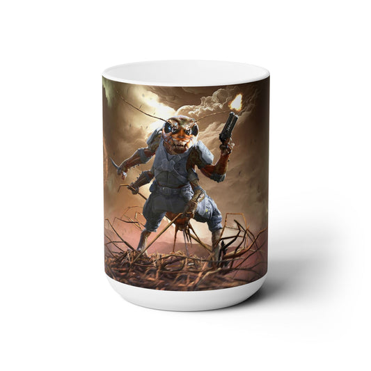 The Fierce Cricket Ceramic Mug 15oz