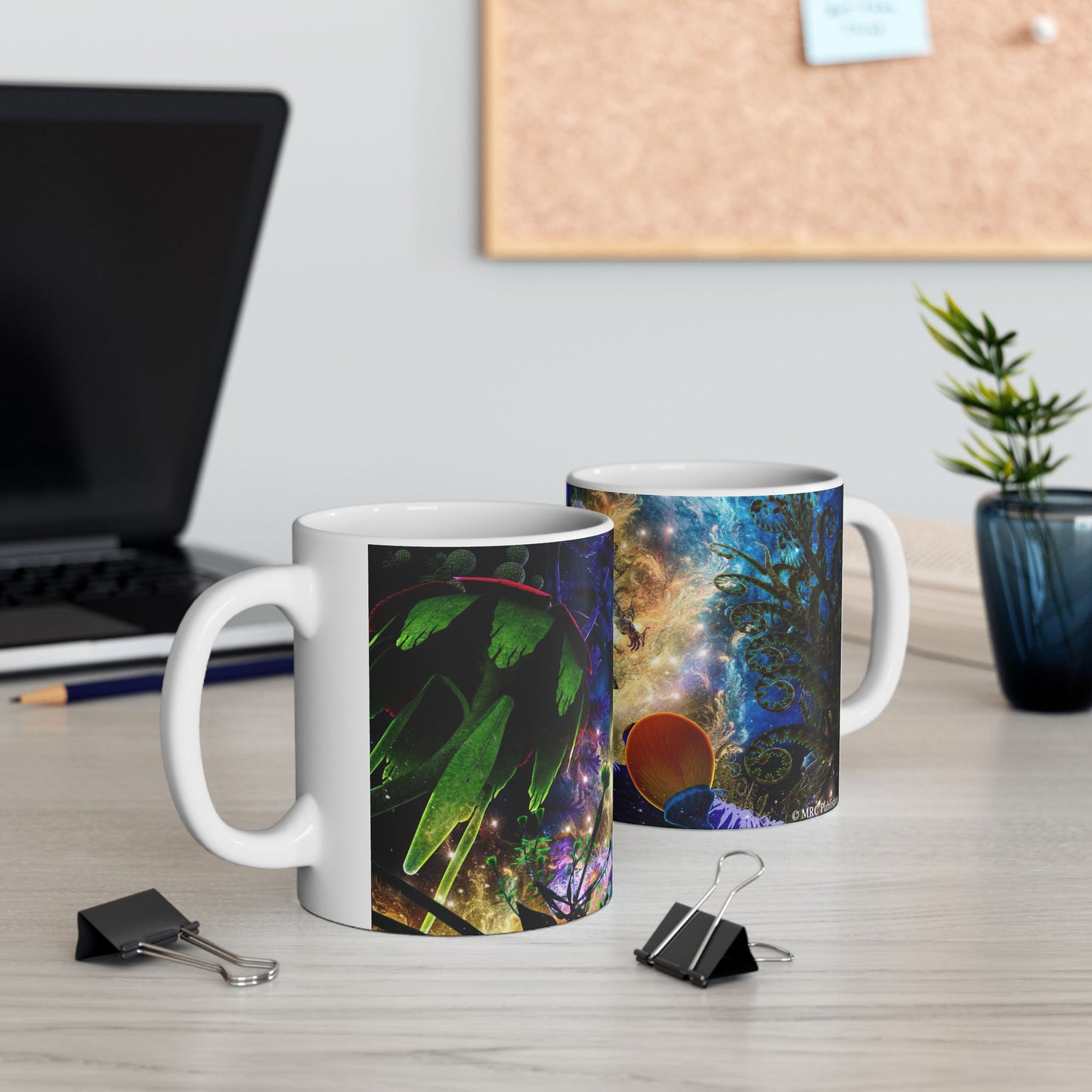 Queen of the Flightless Dragons Mystical Guy Ceramic Mug 11oz