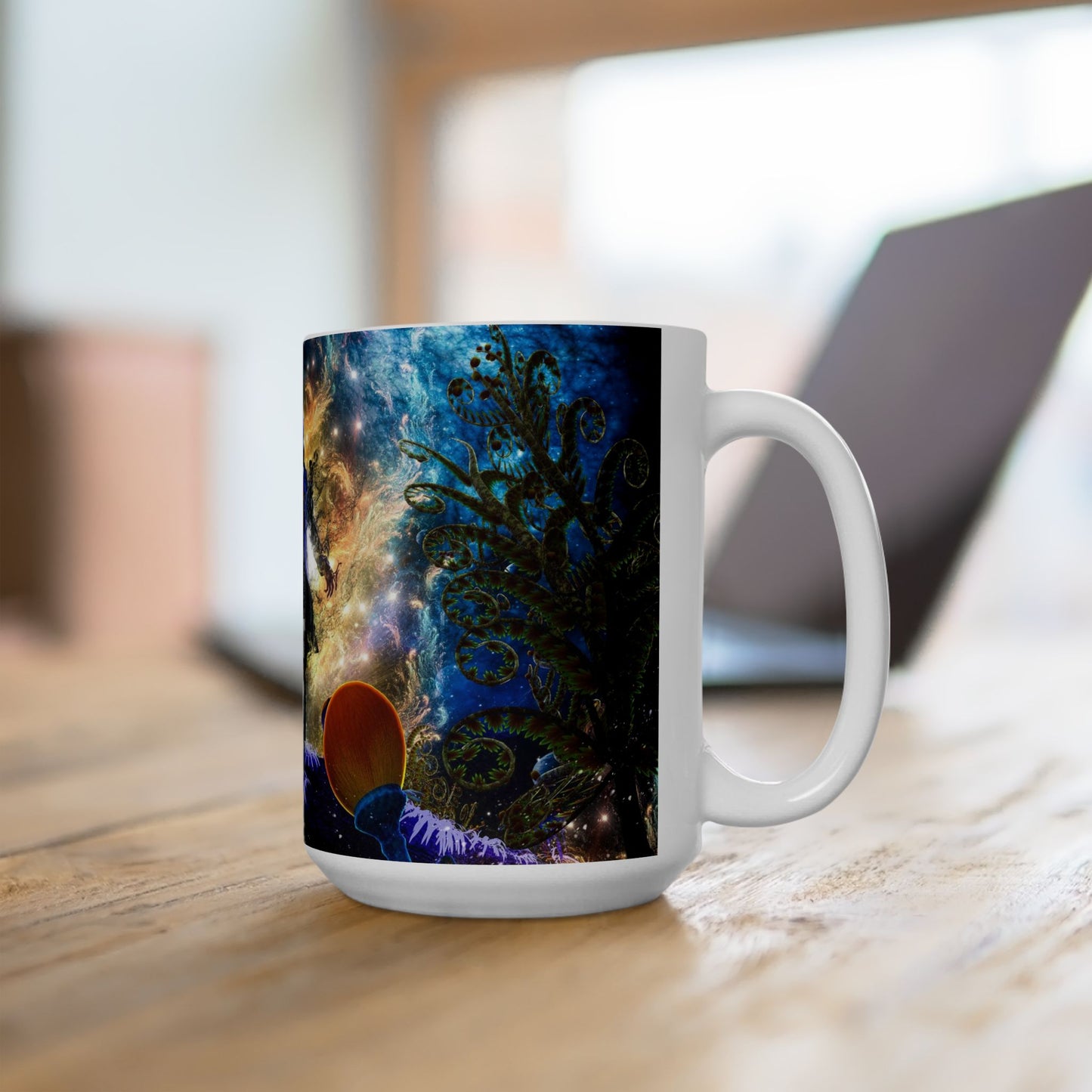Queen of the Flightless Dragons Mystical Guy Ceramic Mug 15oz