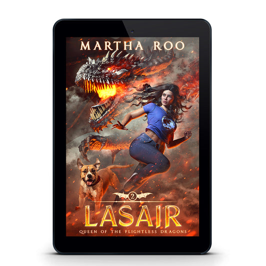 Lasair, Book 2 of Queen of the Flightless Dragons, Ebook