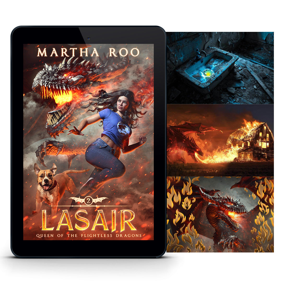 Lasair Enhanced Ebook With Original Digital Art