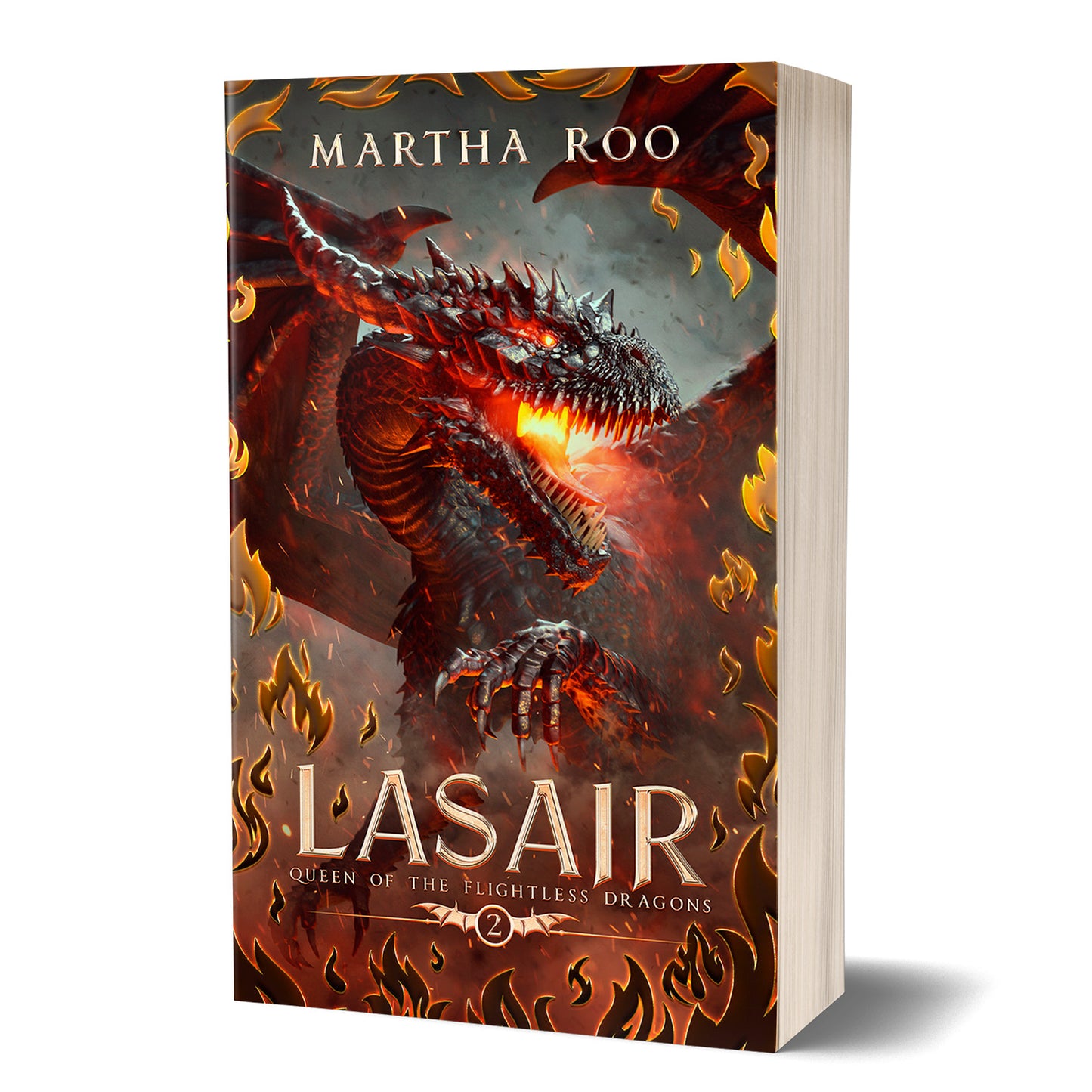 Lasair Paperback, Book 2 of Queen of the Flightless Dragons, Paperback